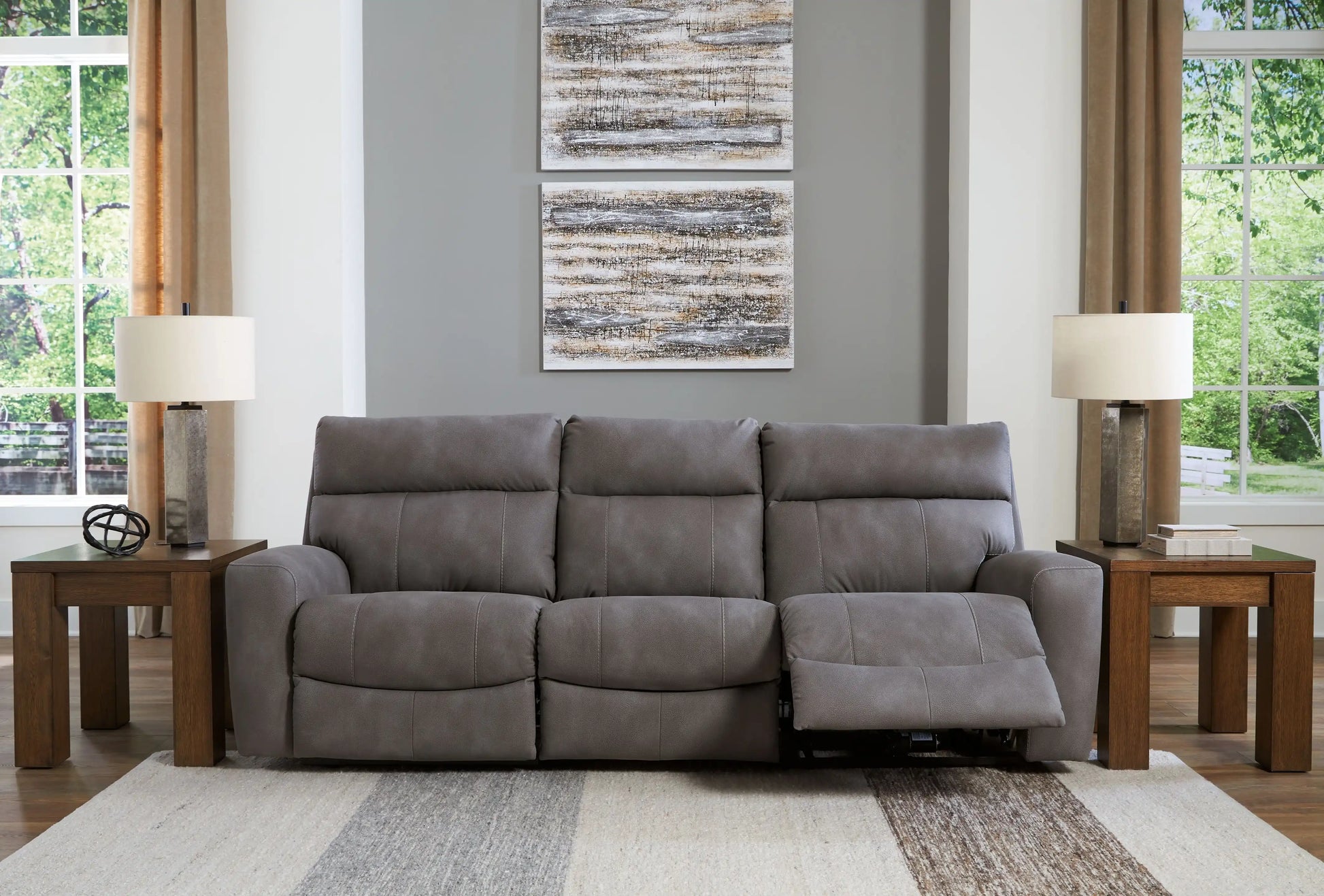 Next-Gen Durapella - Reclining Sectional - Best Buy Furniture