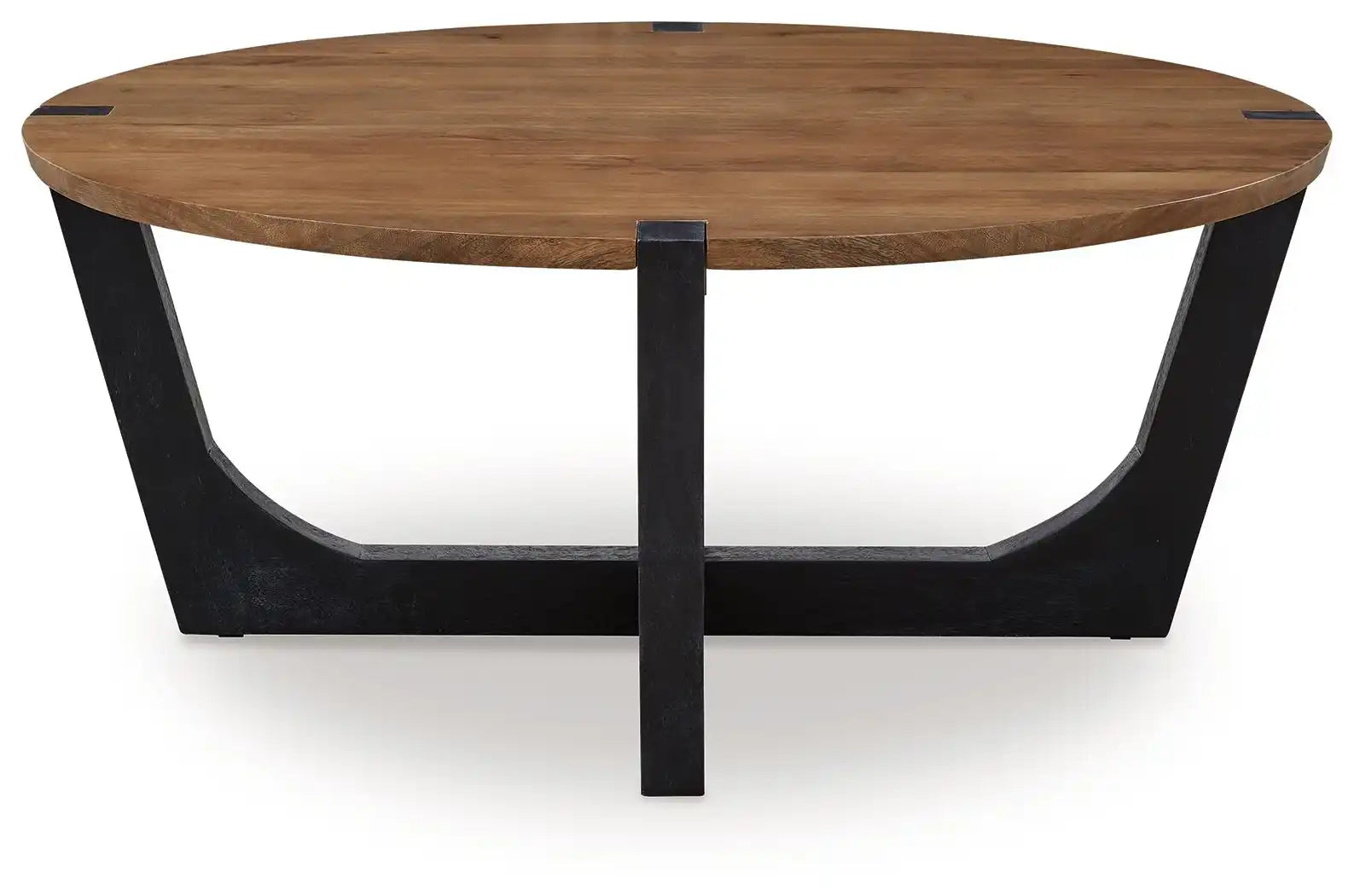 Hanneforth - Round Cocktail Table - Brown
