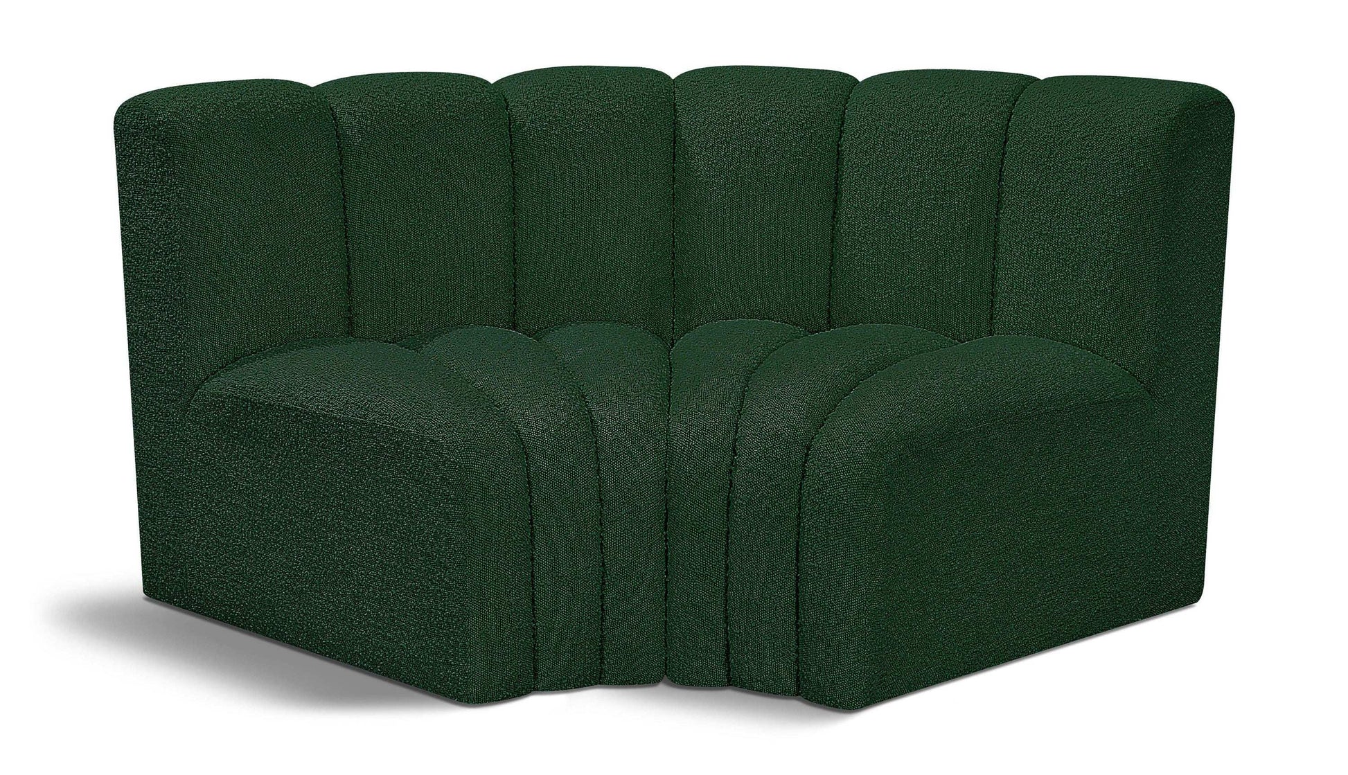Arc - Boucle Fabric 2 Piece Modular Sofa - Best Buy Furniture