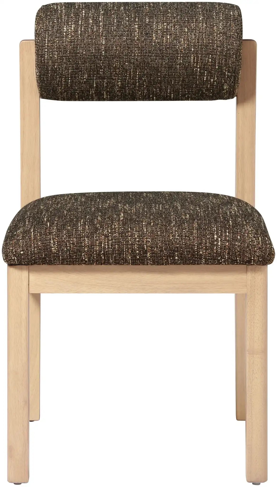 Roundhill - Fabric Dining Chair (Set of 2) - Natural Frame