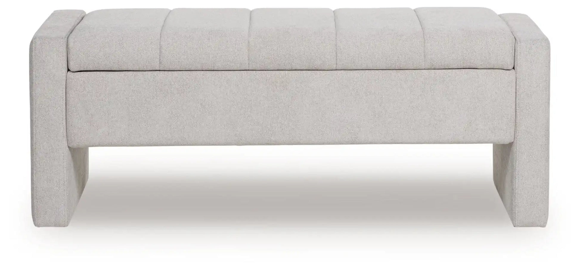Akselman - Storage Bench - Gray - Best Buy Furniture