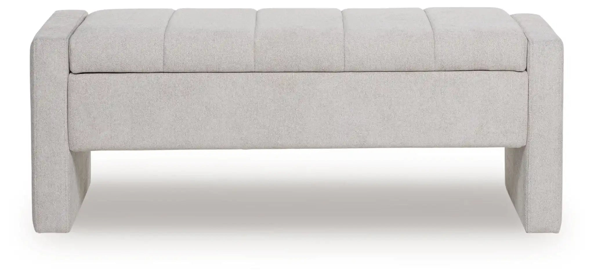 Akselman - Storage Bench - Gray - Best Buy Furniture