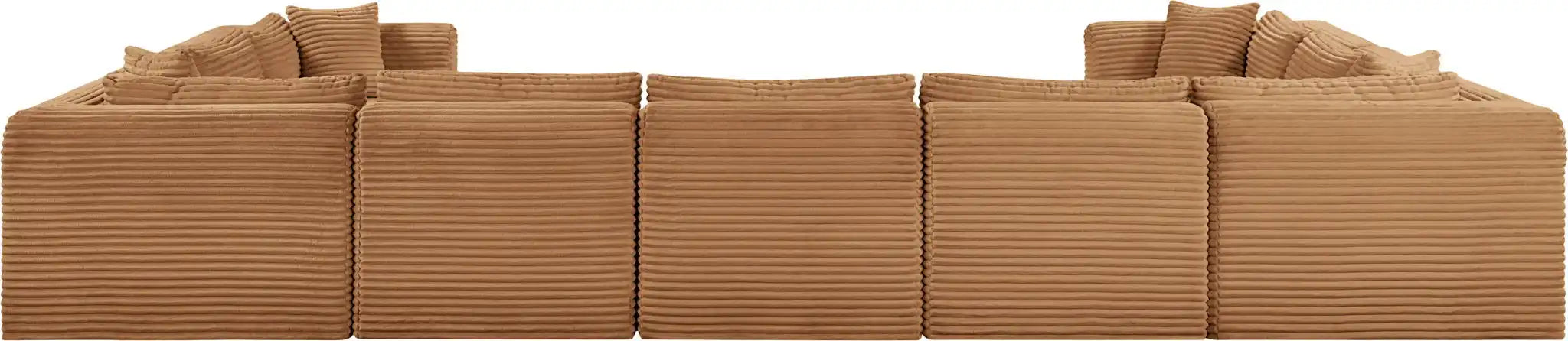 Shaggy - 9 Piece Modular U-Shaped Sectional