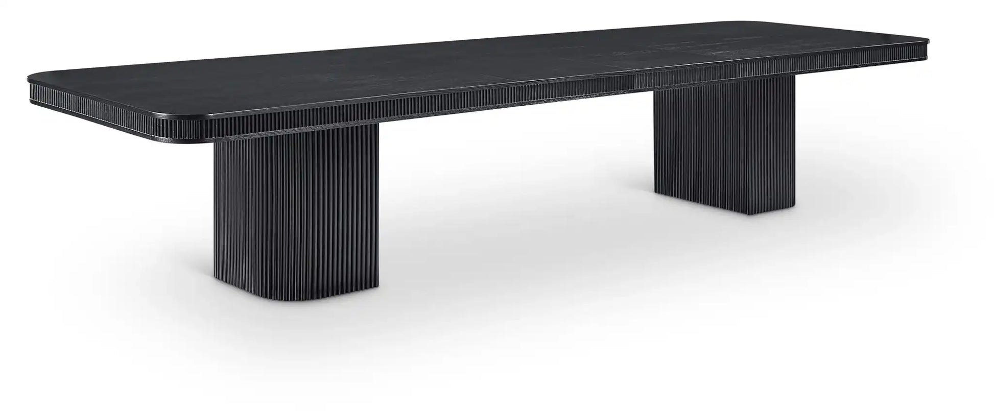 Mohari - Solid Wood And Oak Veneer 112" / 160" Dining Table - Best Buy Furniture