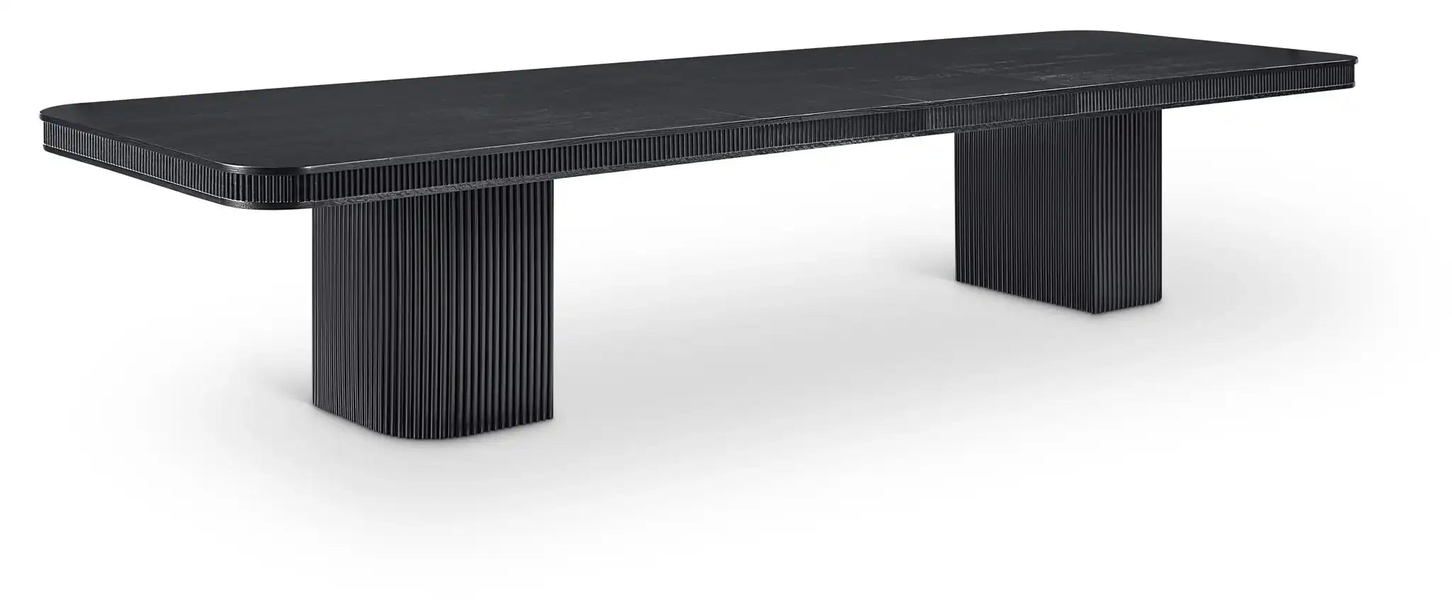 Mohari - Solid Wood And Oak Veneer 112" / 160" Dining Table - Best Buy Furniture