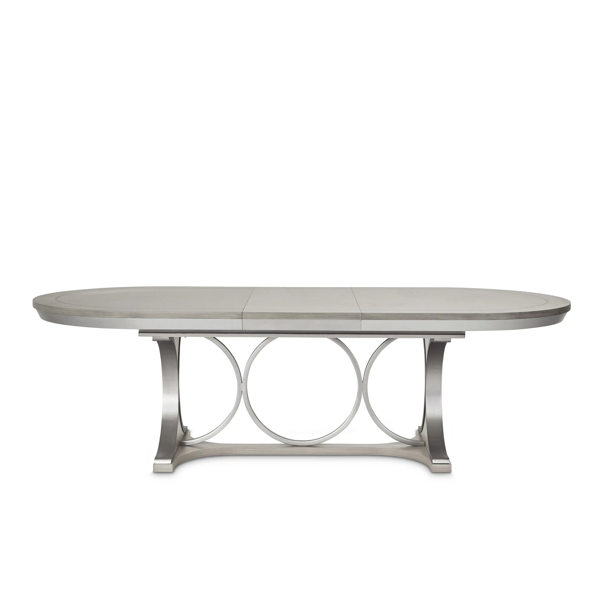 Eclipse - Oval Dining Table - Moonlight Gray - Best Buy Furniture