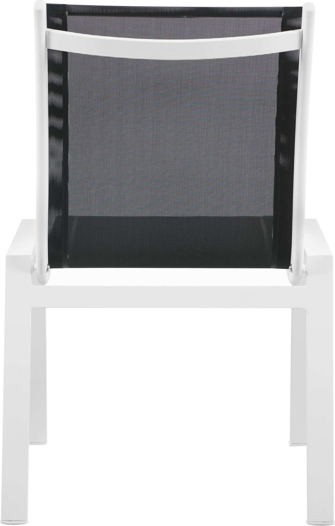 Nizuc - Outdoor Patio Dining Chair With White Frame (Set of 2)