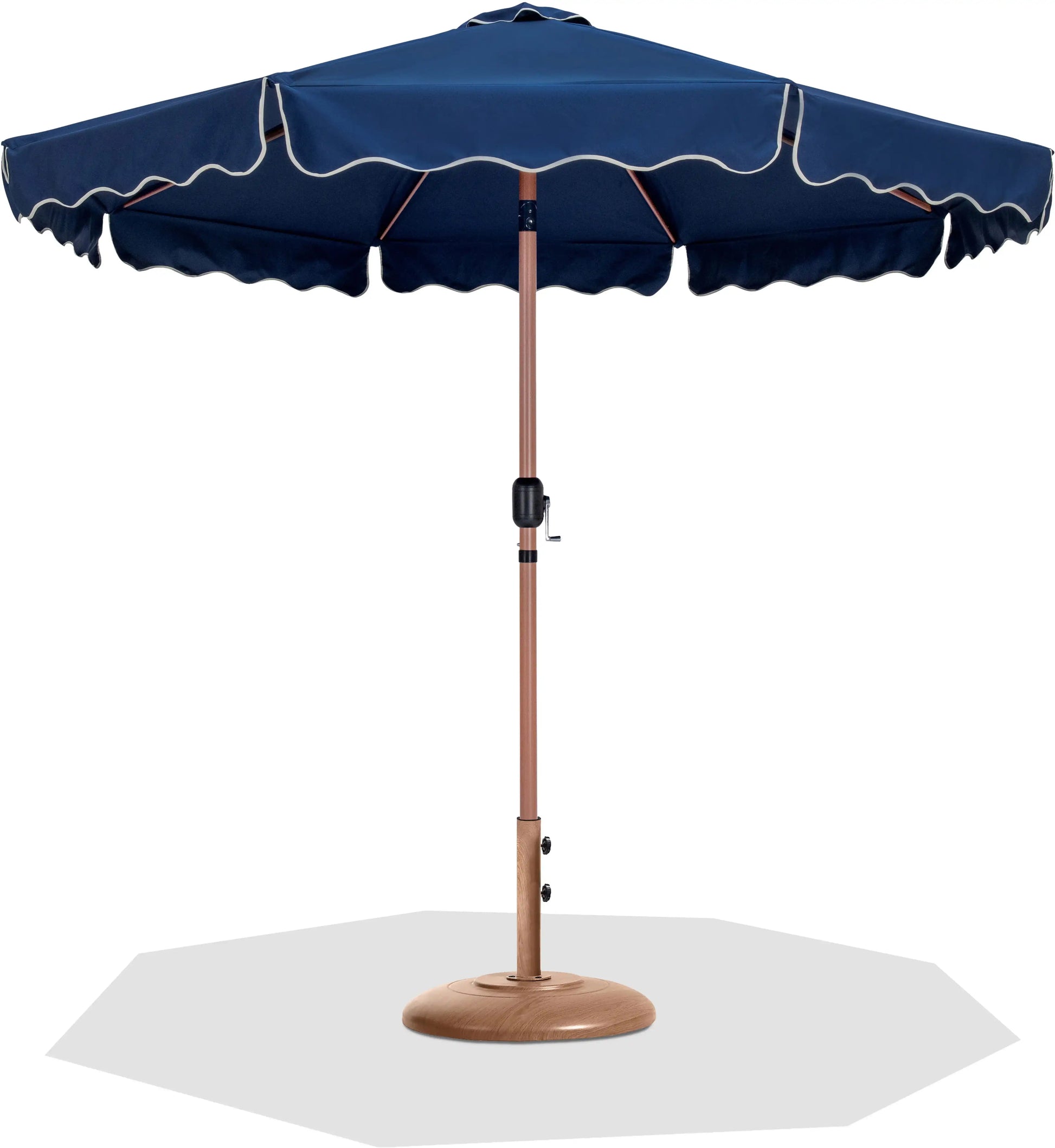 Amalfi - Patio Umbrella - Light Brown Base / Light Brown Pole - Best Buy Furniture