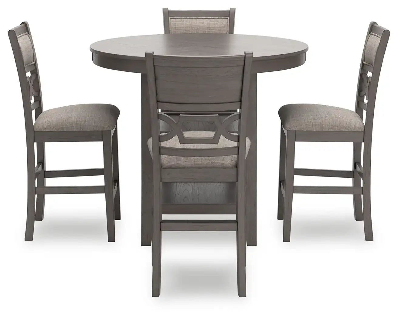 Wrenning - Drm Counter Table Set (Set of 5) - Gray - Best Buy Furniture