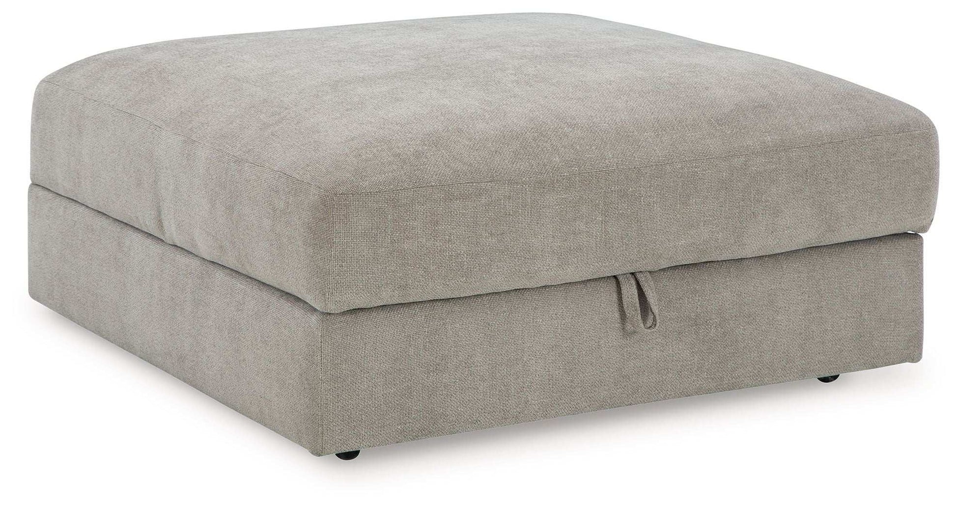 Aslan Court - Ottoman With Storage - Pebble - Best Buy Furniture