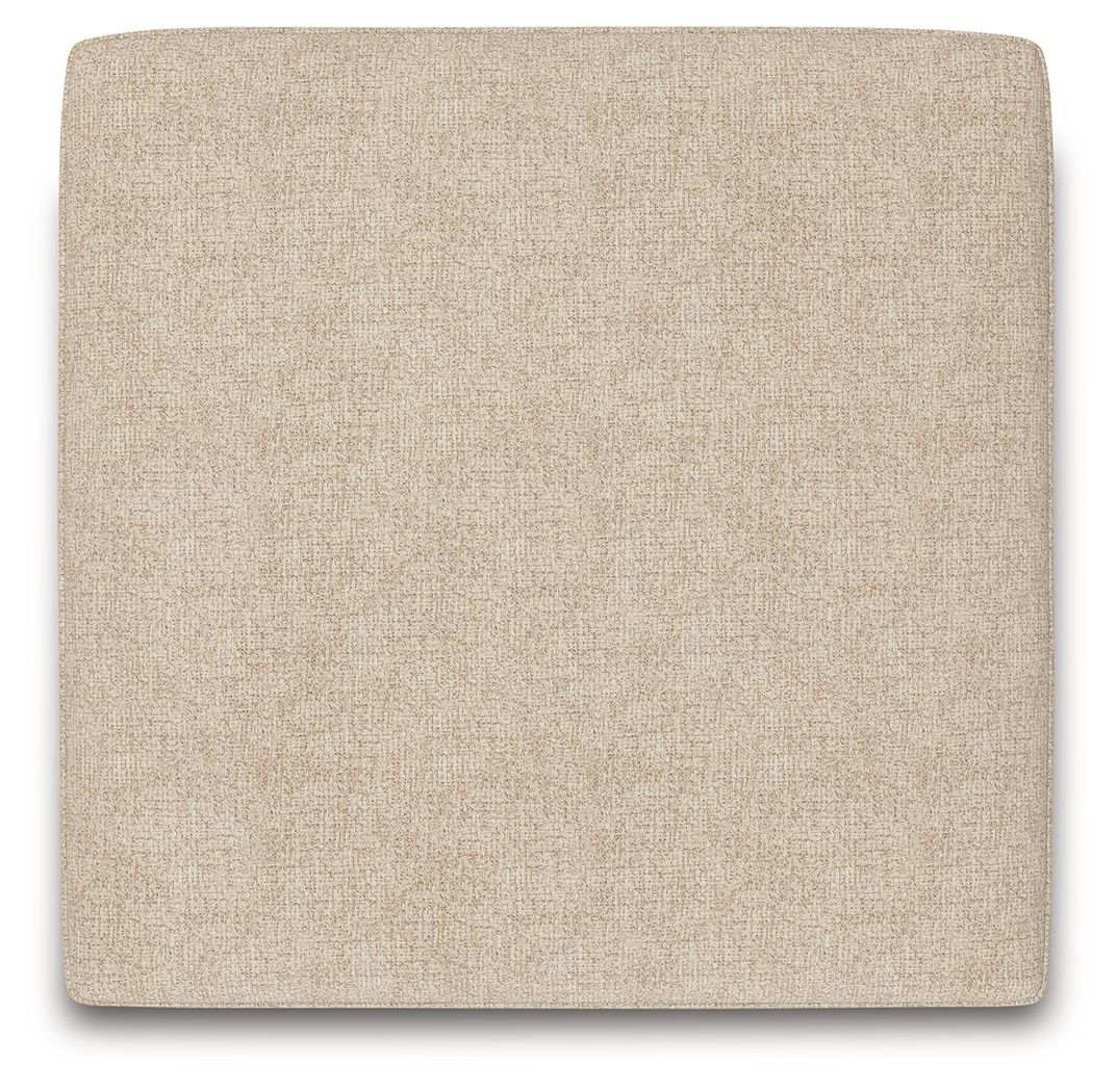 Seyler - Oversized Accent Ottoman - Sand - Best Buy Furniture