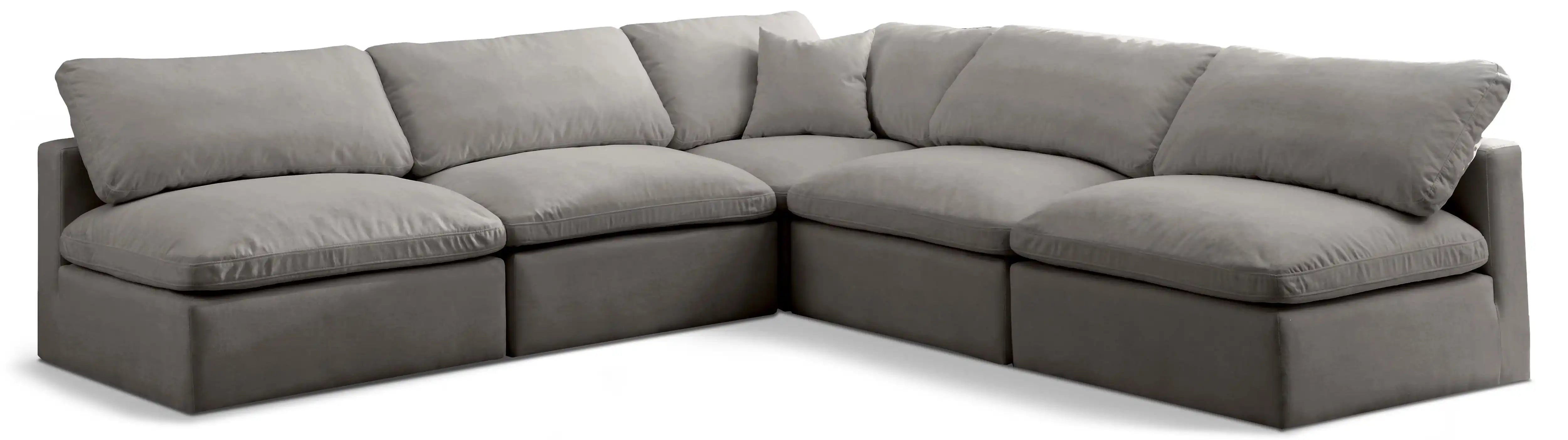 Plush - 5 Piece Modular Sectional - Best Buy Furniture