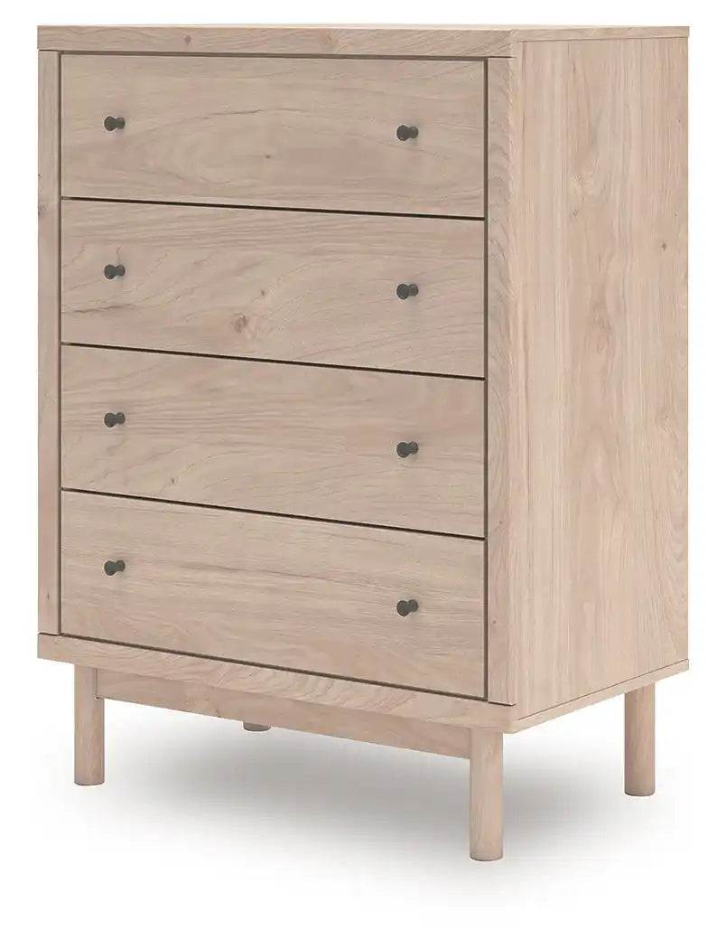 Arloster - Four Drawer Chest - Tan - Best Buy Furniture