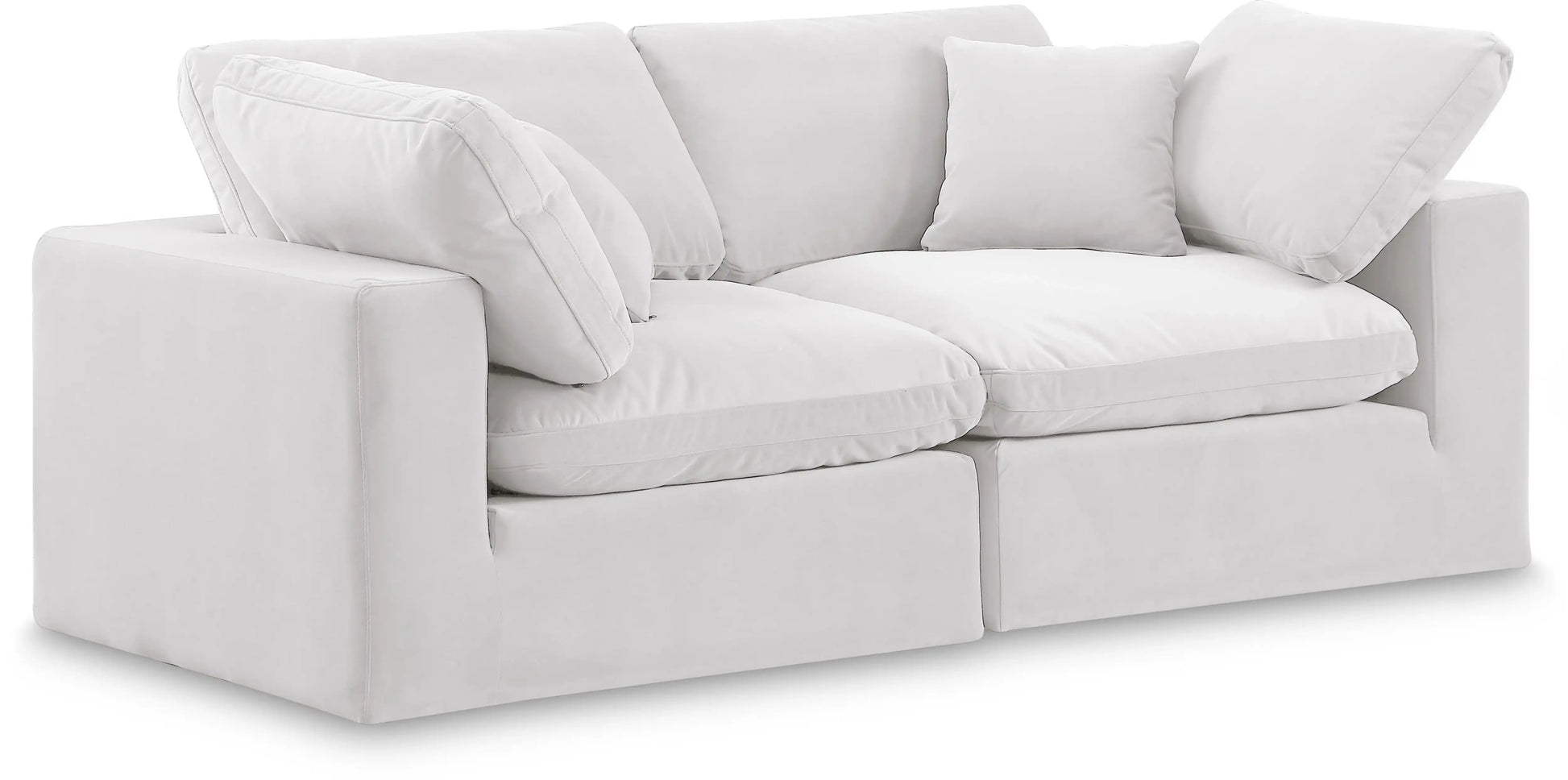 Comfy - Velvet Modular Sofa 2 Seats - Best Buy Furniture