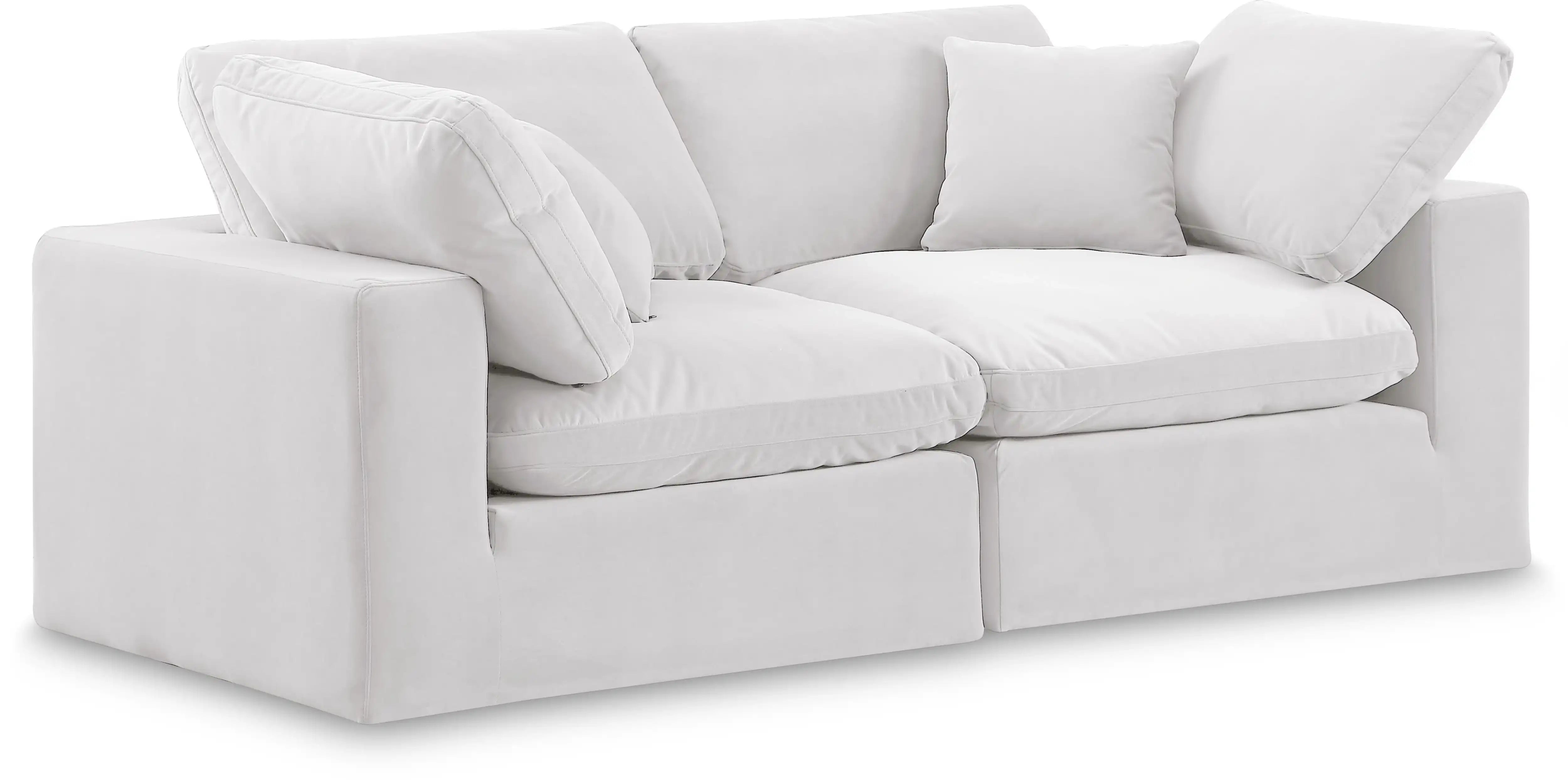 Comfy - Velvet Modular Sofa 2 Seats - Best Buy Furniture