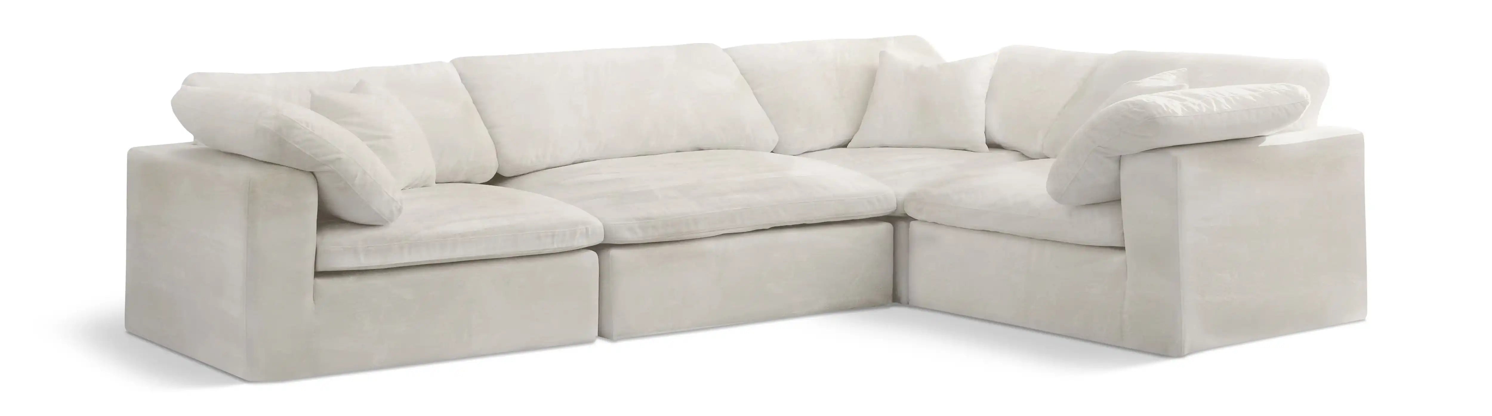 Cozy - 4 Piece Modular Corner Sectional - Best Buy Furniture
