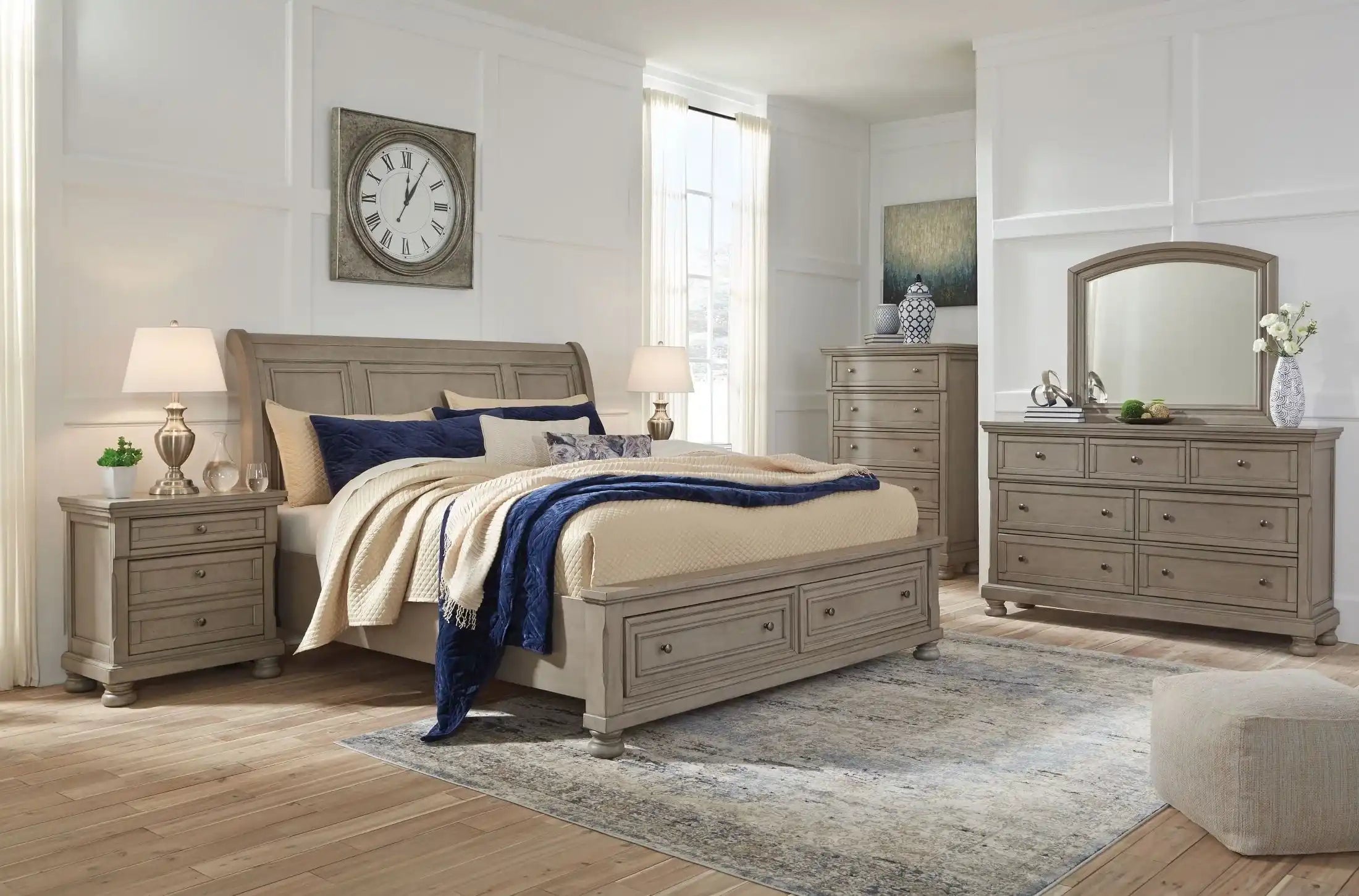 Lettner - Sleigh Bedroom Set - Best Buy Furniture