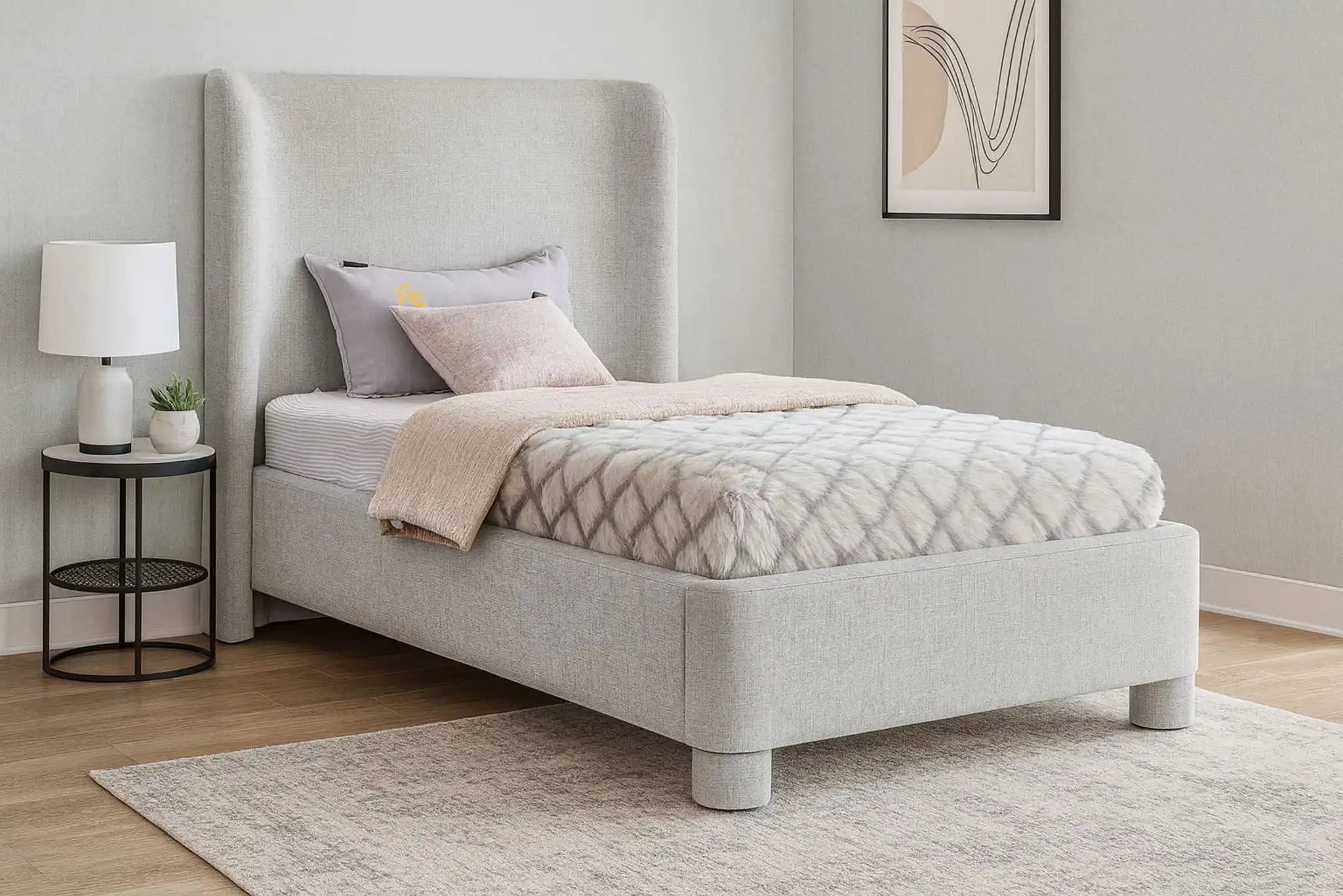 Penny - Chenille Fabric Bed