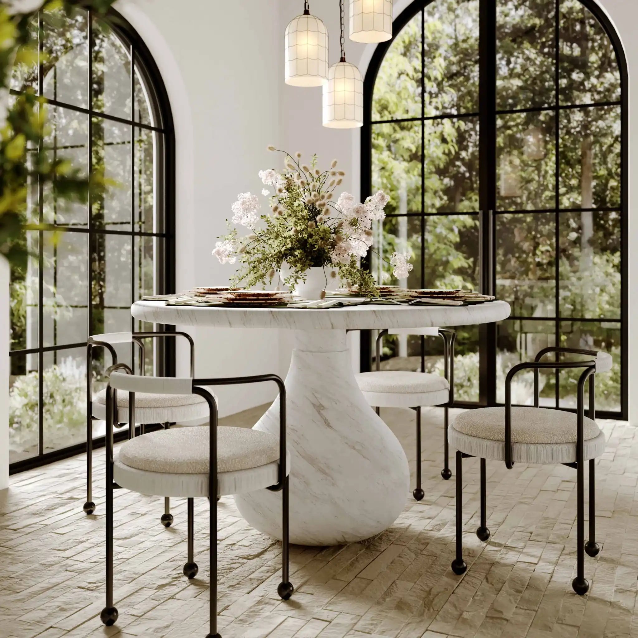 Smooch - 47" Indoor / Outdoor Round Dining Table