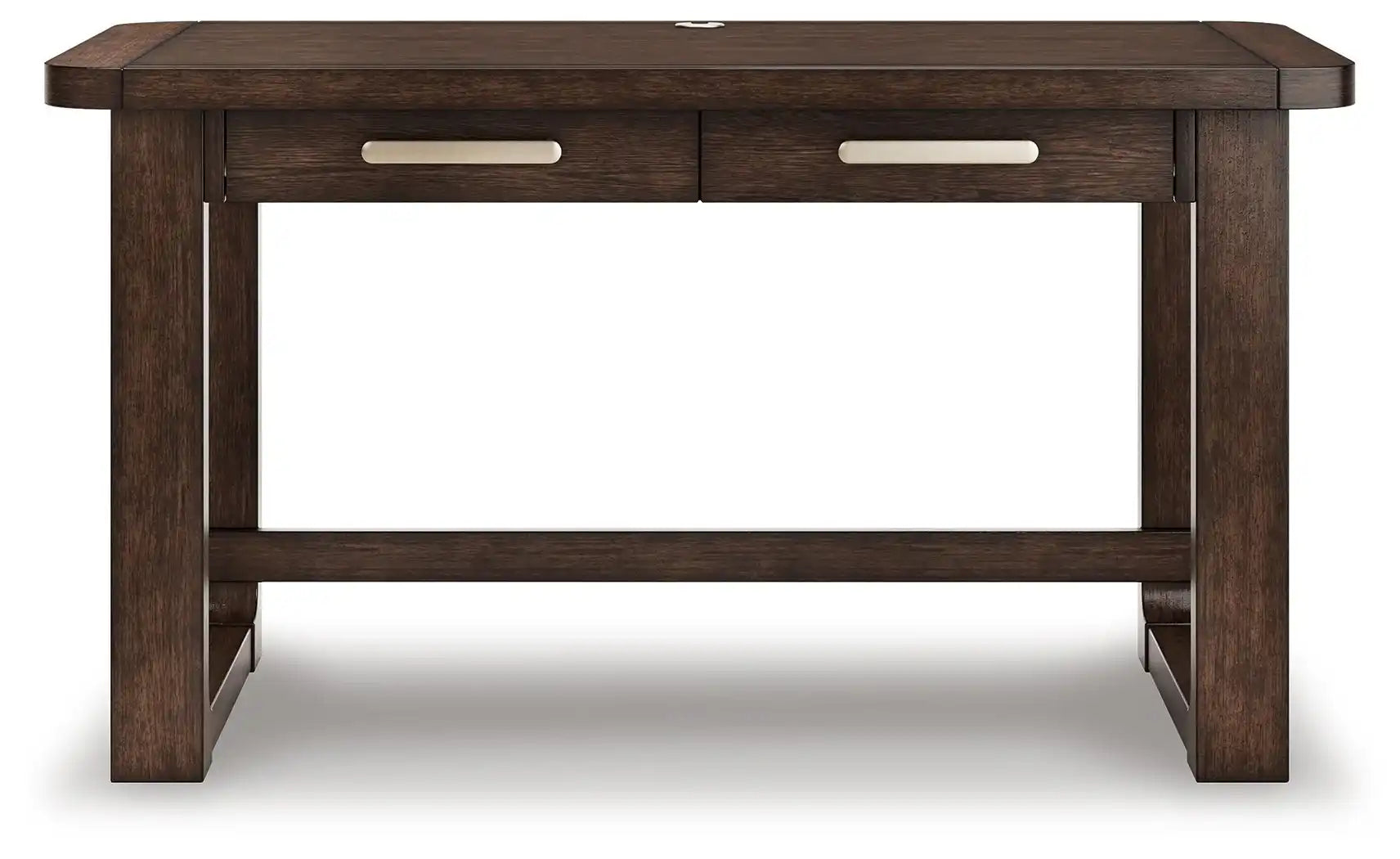 Breckington - Home Office Desk - Dark Brown - Best Buy Furniture