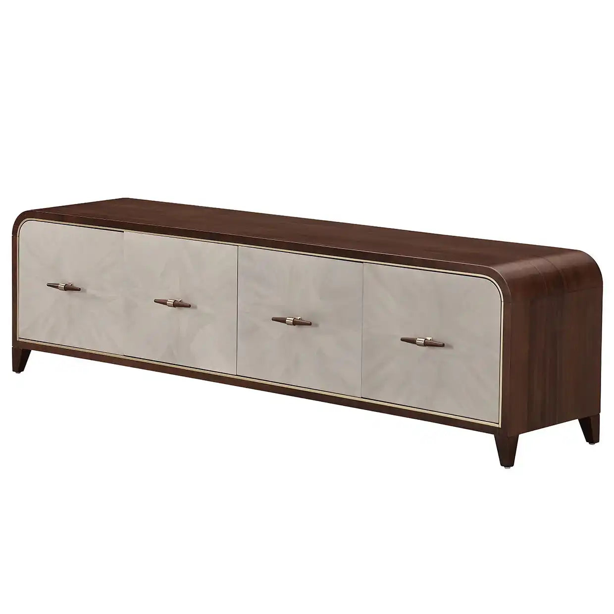 Houston - Media Cabinet - Walnut - Best Buy Furniture