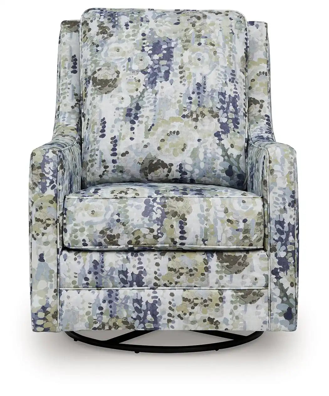 Dustinford - Swivel Glider Accent Chair - Multi - Best Buy Furniture