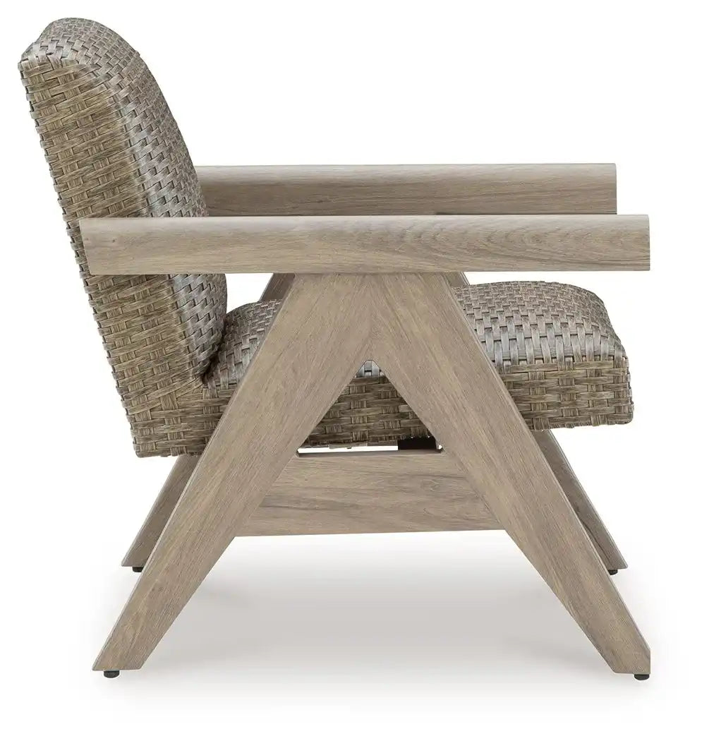 Cliff Trails - Rocking Lounge Chair - Beige - Best Buy Furniture