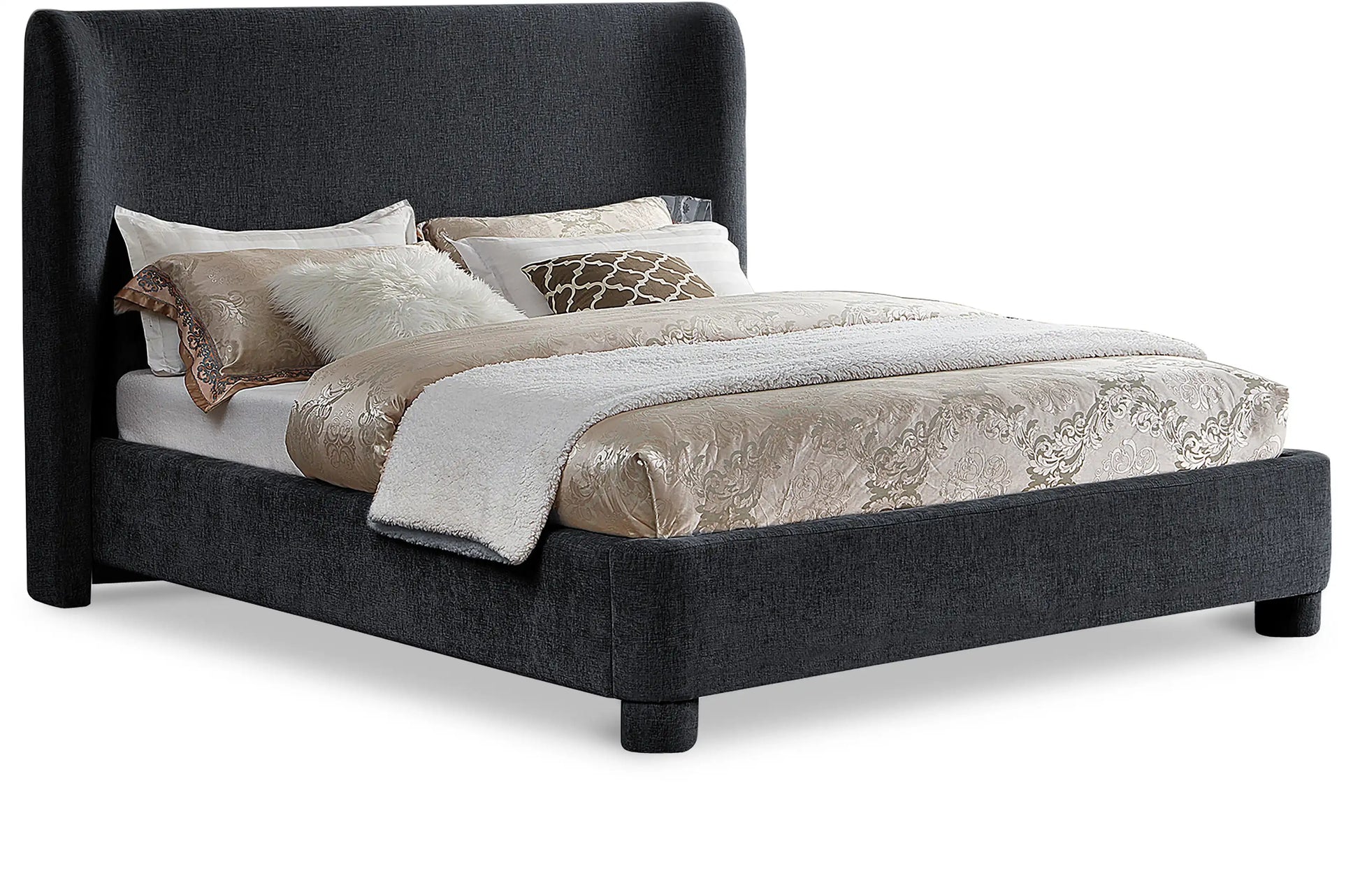 Penny - Chenille Fabric Bed - Best Buy Furniture