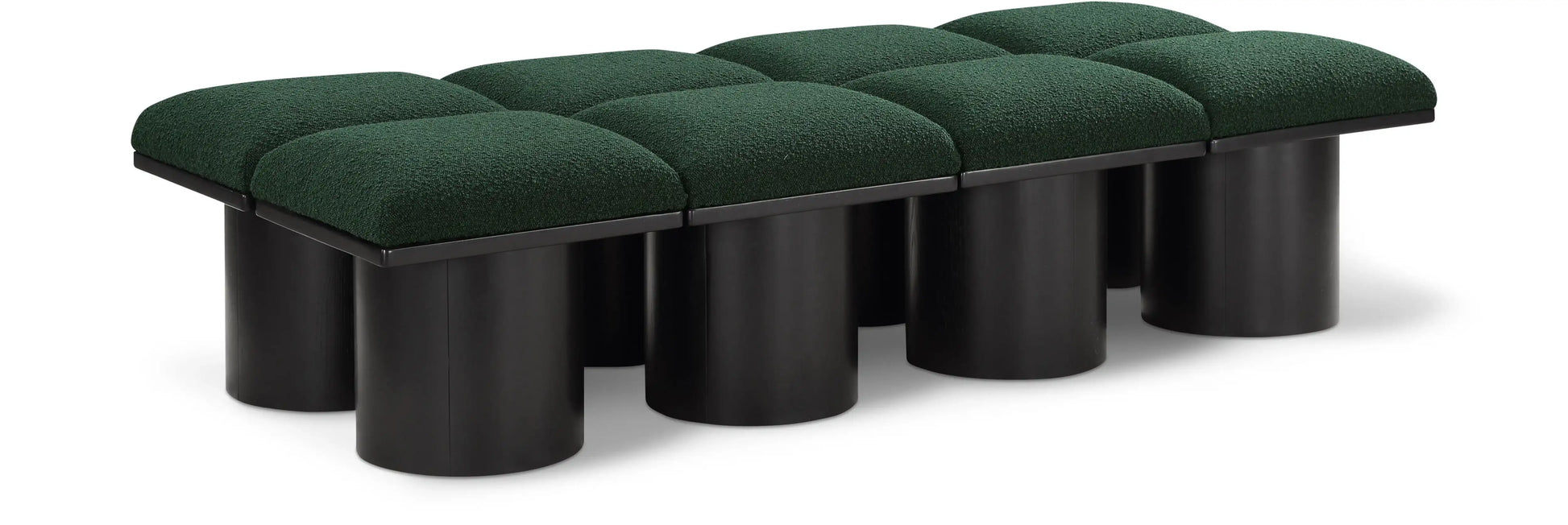 Pavilion - 8 Piece Modular Bench With Black Base - Best Buy Furniture