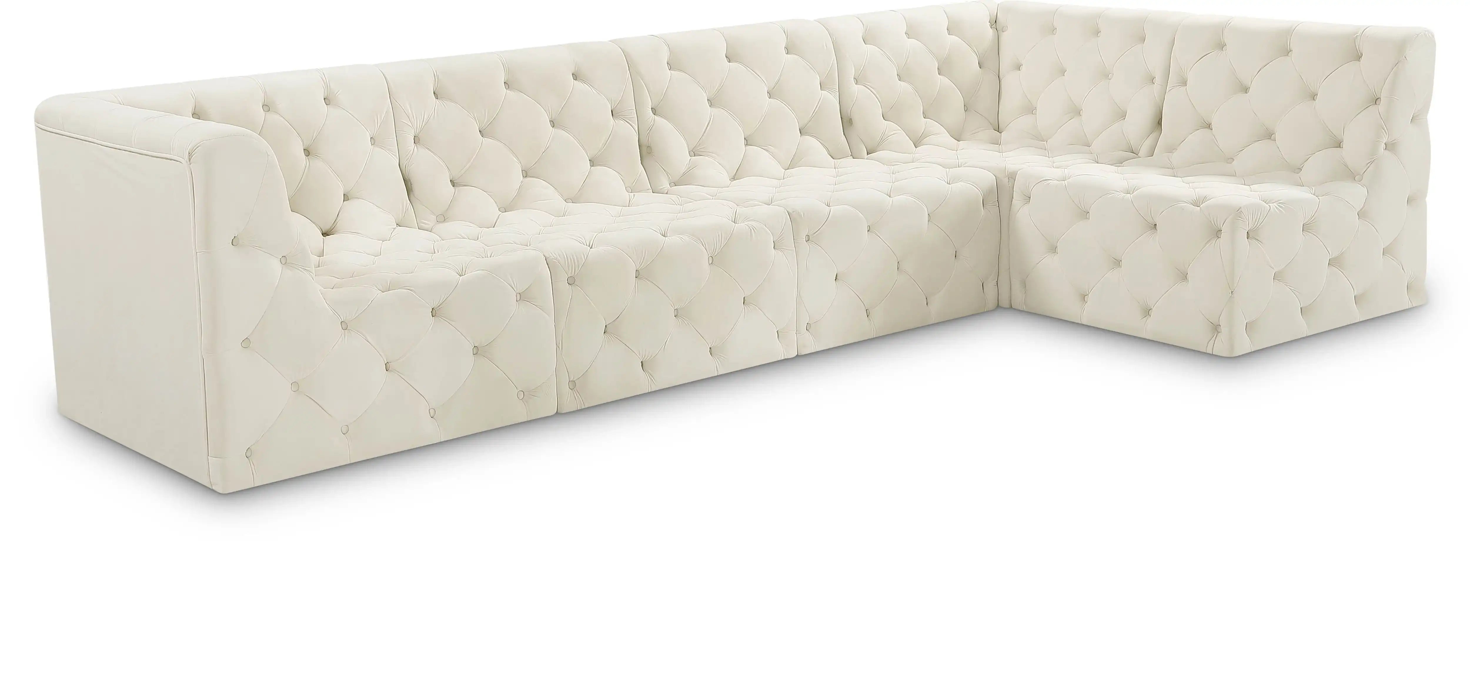 Tuft - 5 Piece Modular Sectional - Best Buy Furniture