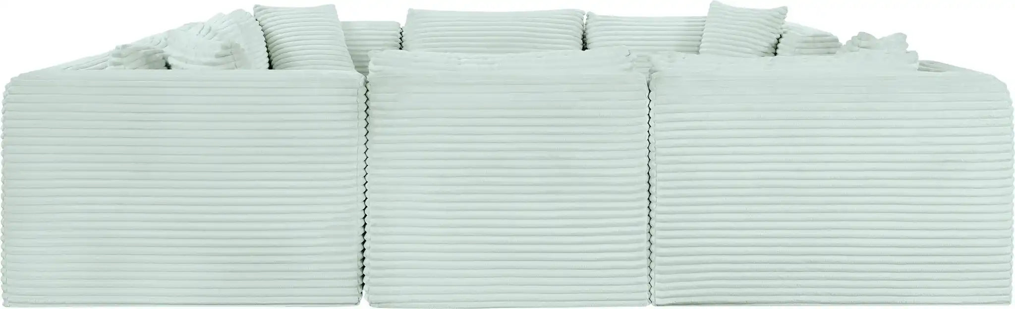 Shaggy - 8 Piece Modular U-Shaped Sectional