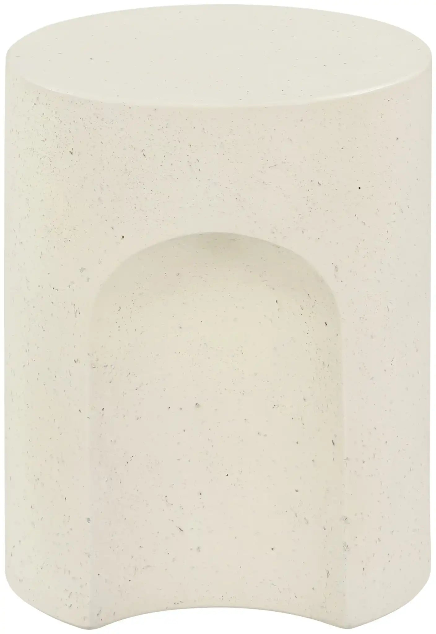 Olira - Concrete And Fiberglass Indoor / Outdoor End Table