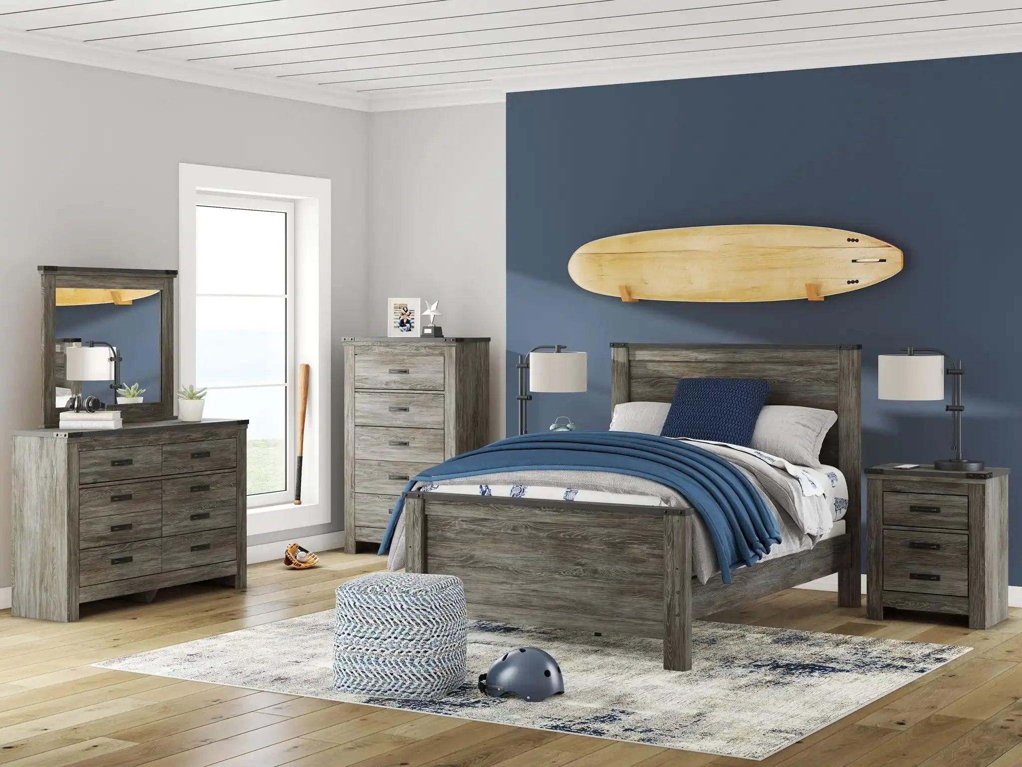 Frandern - Six Drawer Dresser - Best Buy Furniture