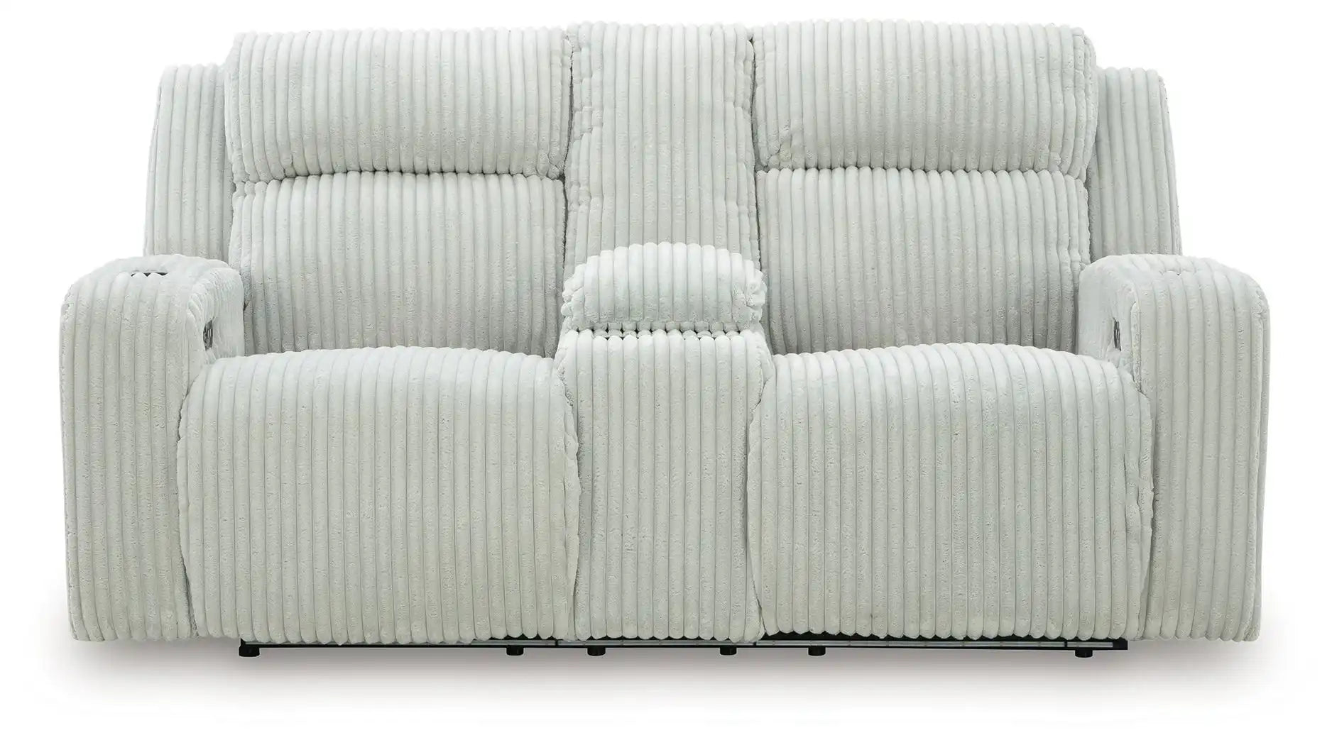 Forest Lake - Power Reclining Loveseat With Console / Adj Headrest - Best Buy Furniture