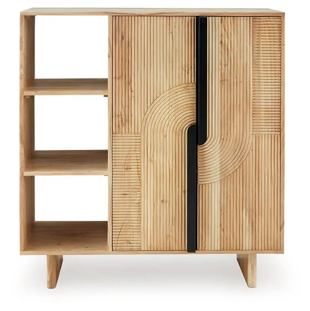 Kierwell - Accent Cabinet - Natural - Best Buy Furniture