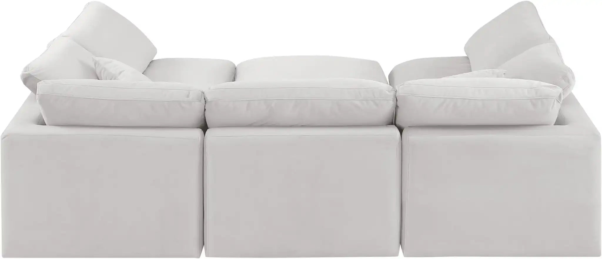 Indulge - Velvet 6 Piece Modular Sectional