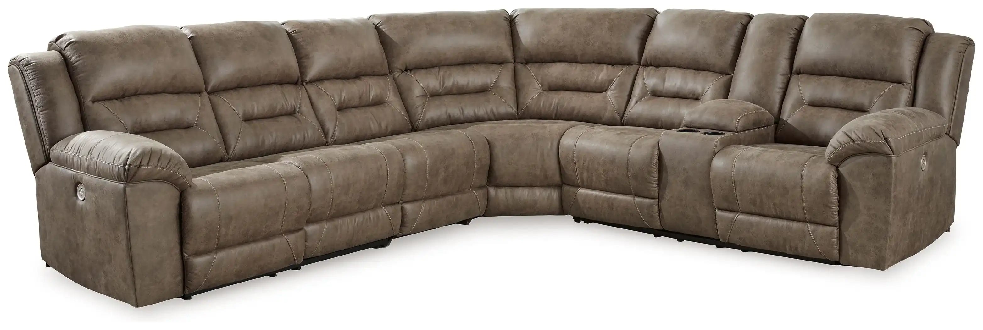 Ravenel - Power Reclining Sectional - Best Buy Furniture