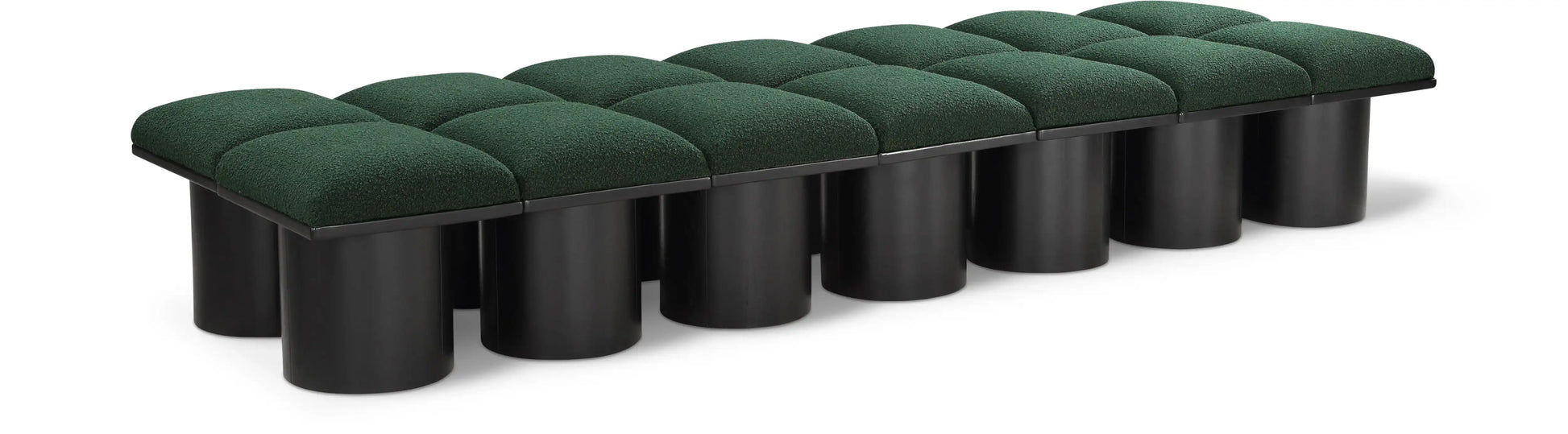 Pavilion - 14 Piece Modular Bench With Black Base - Best Buy Furniture