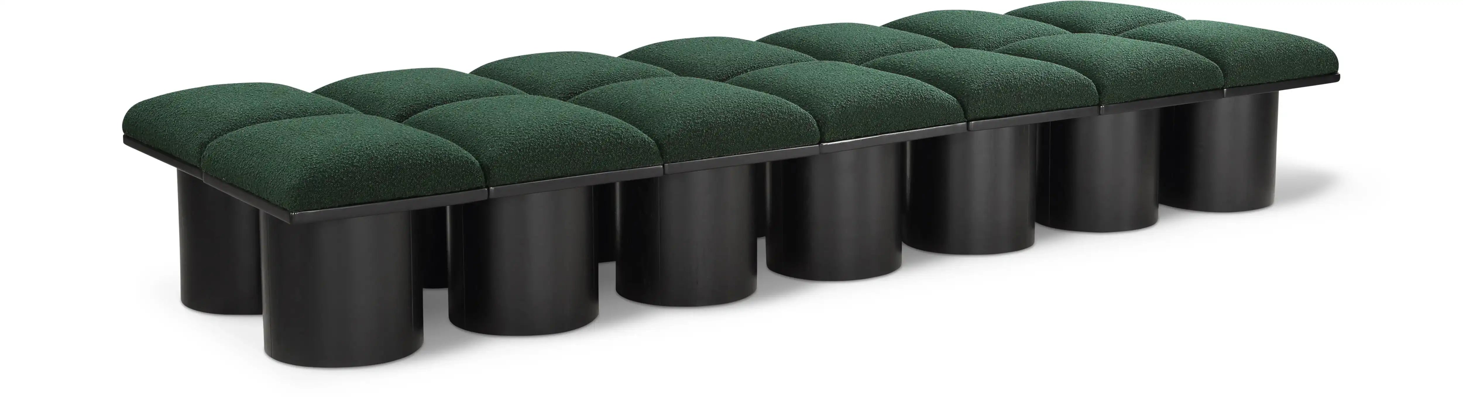 Pavilion - 14 Piece Modular Bench With Black Base - Best Buy Furniture