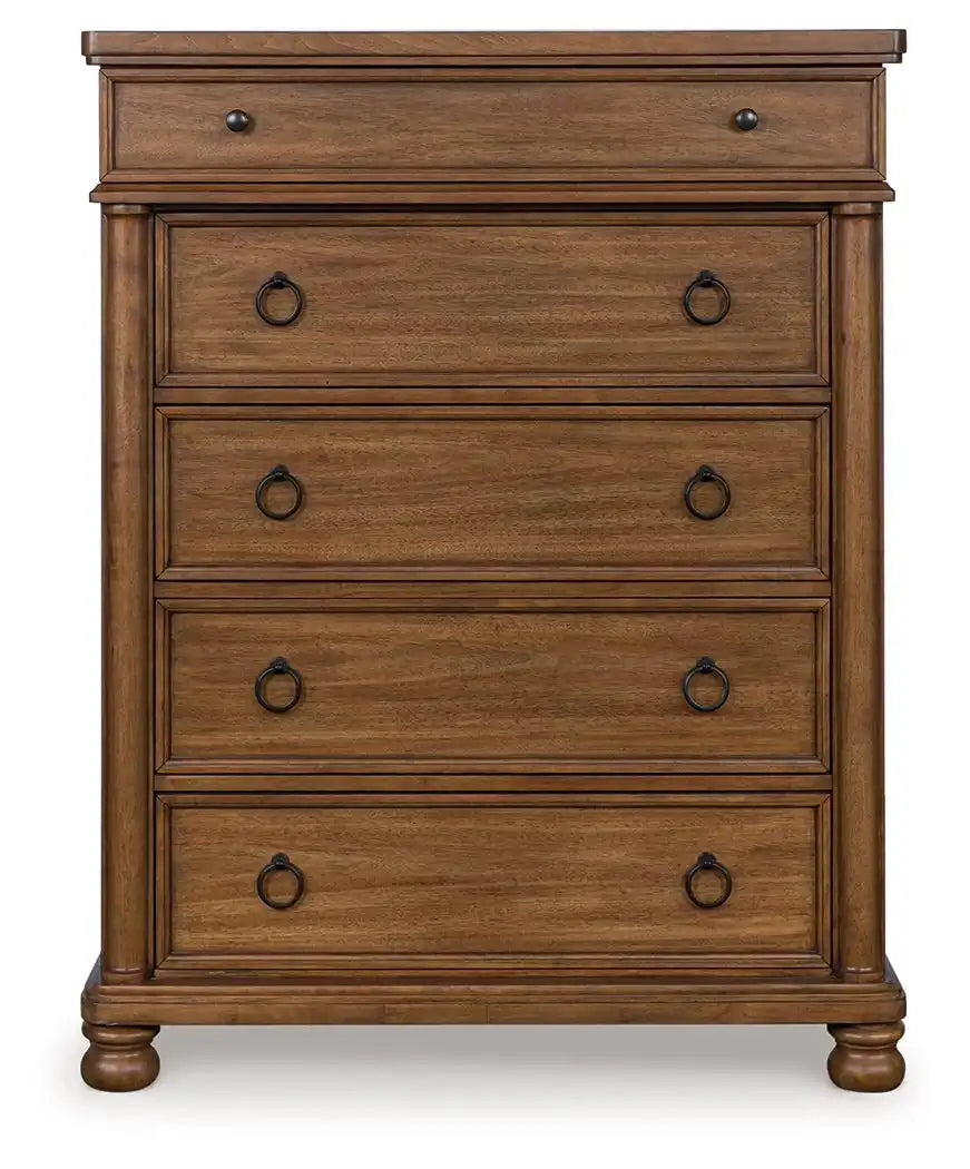 Rowlenstown - Five Drawer Chest - Best Buy Furniture