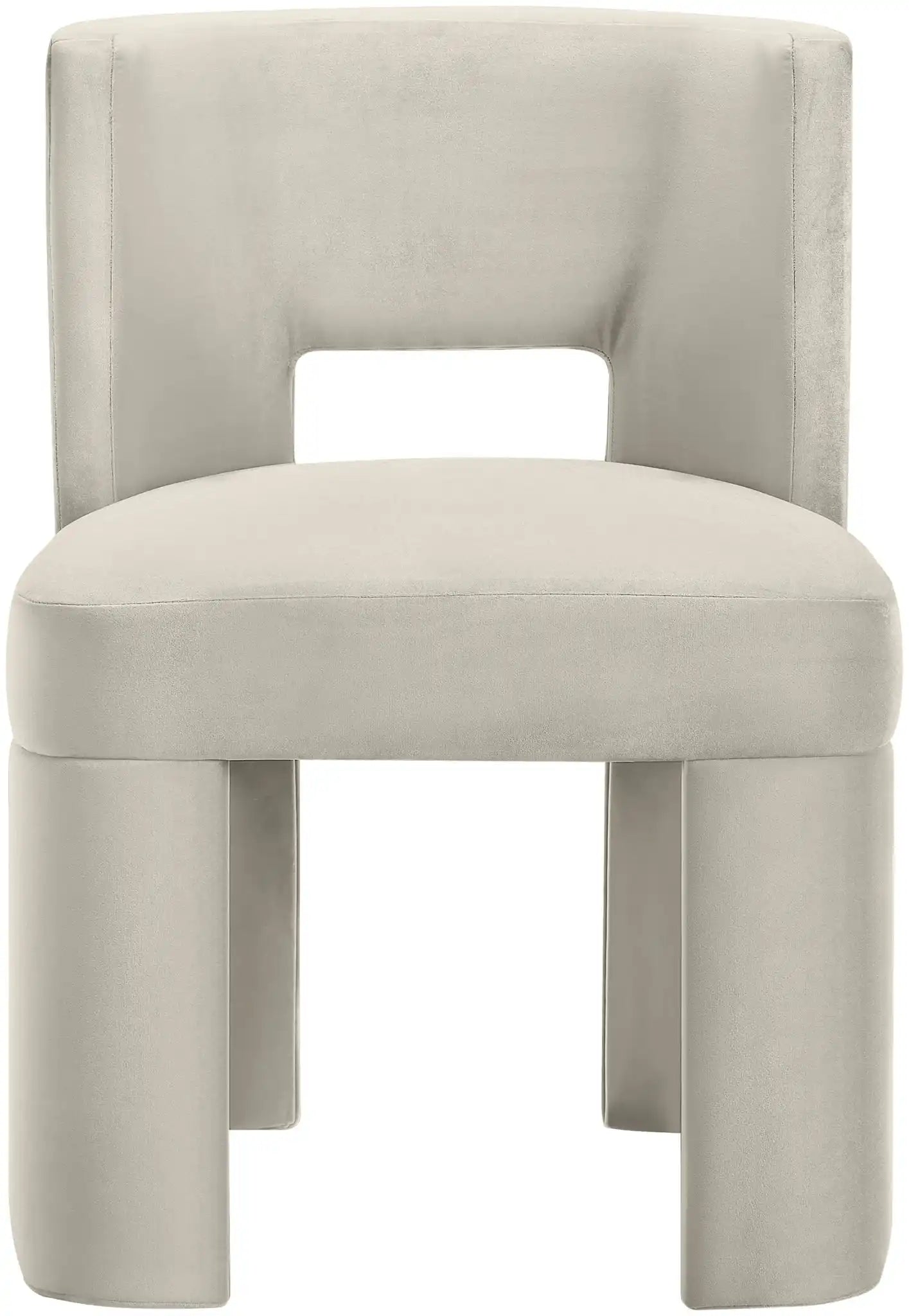 Zuno - Velvet Performance Fabric Upholstered Dining Chair (Set of 2)