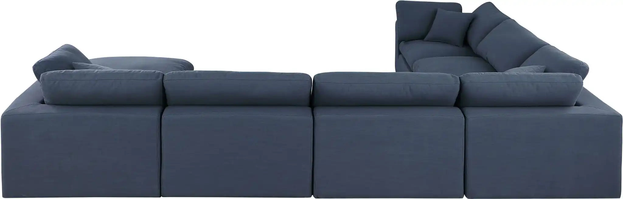 Comfy - 7 Piece Linen Modular Sectional With Chaise