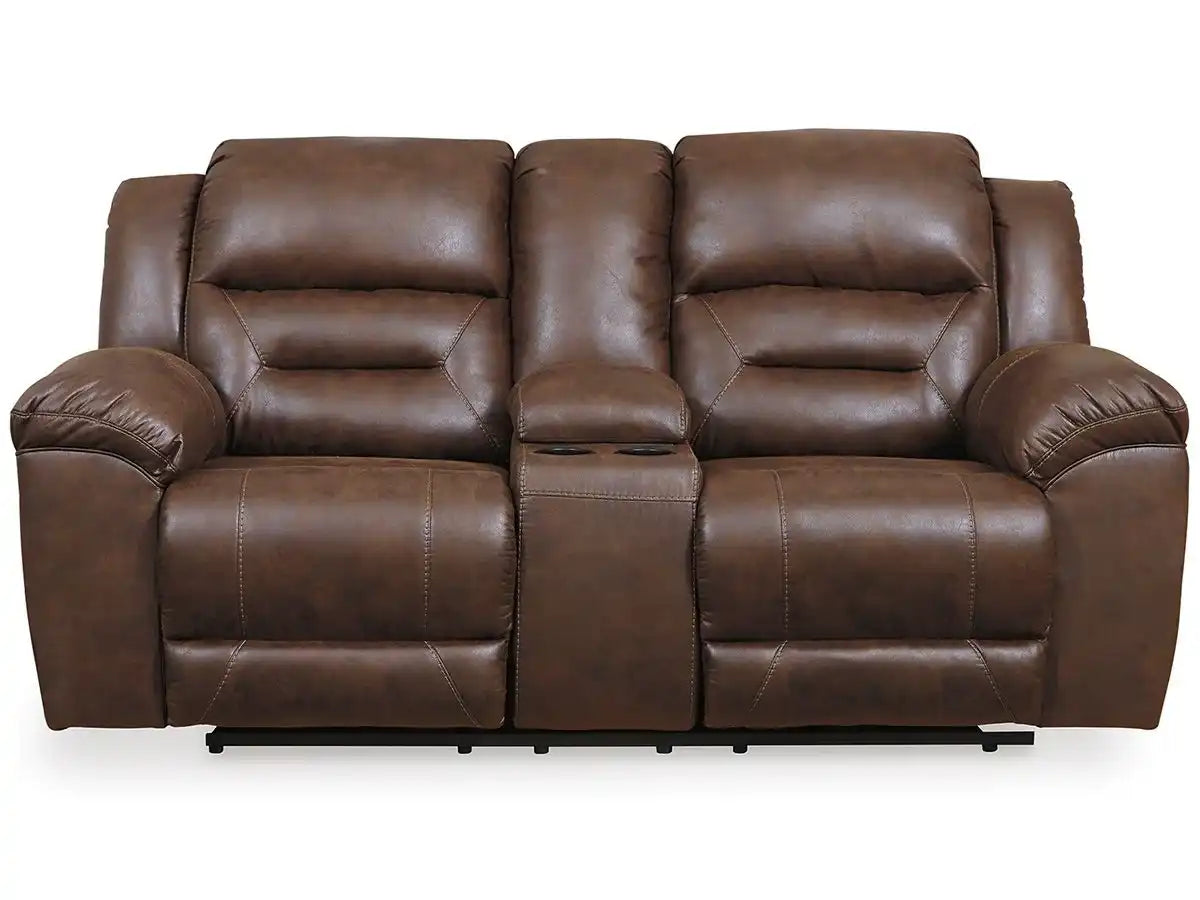 Stoneland - Power Reclining Loveseat - Best Buy Furniture