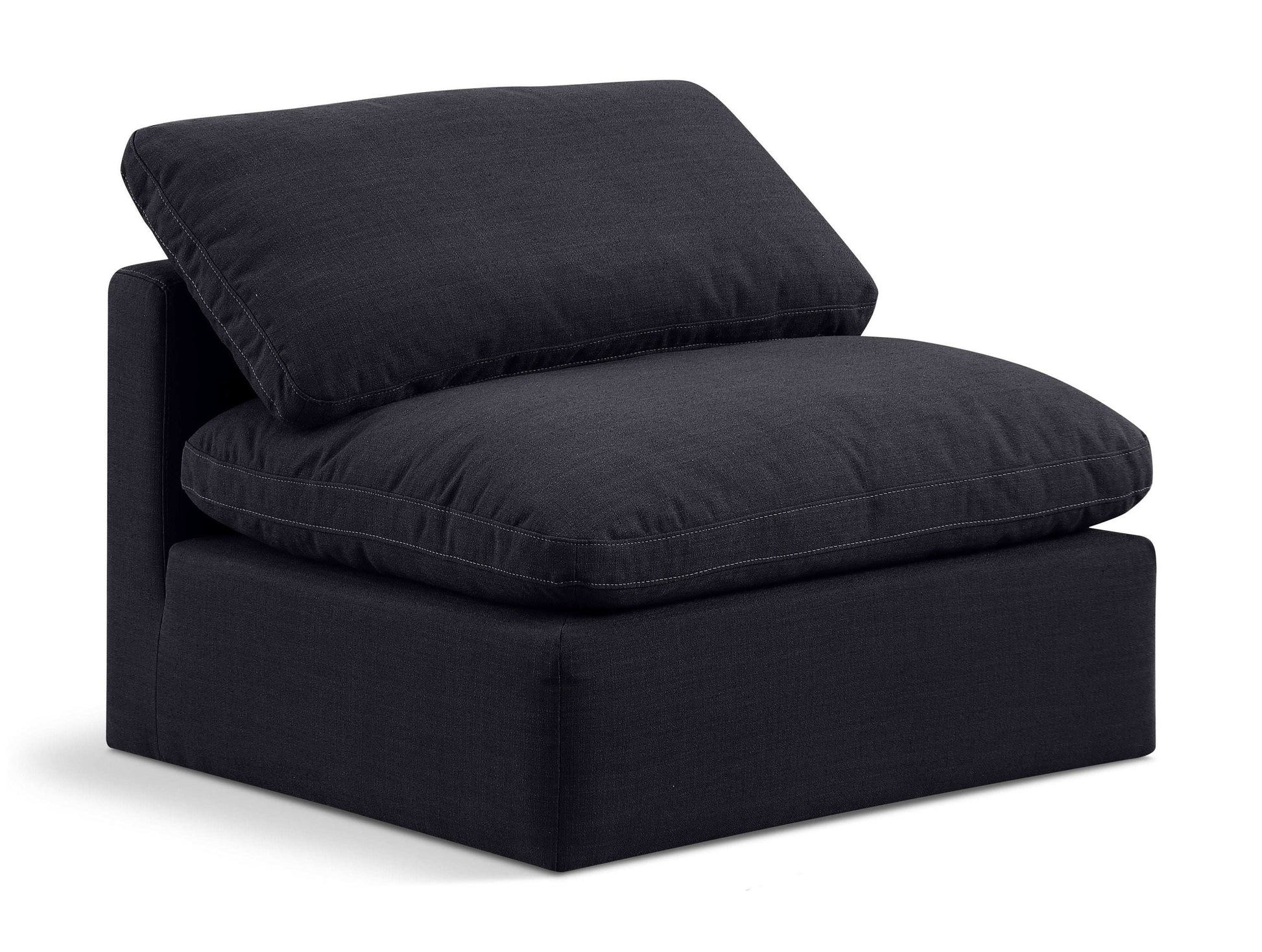 Indulge - Linen Armless Chair - Best Buy Furniture