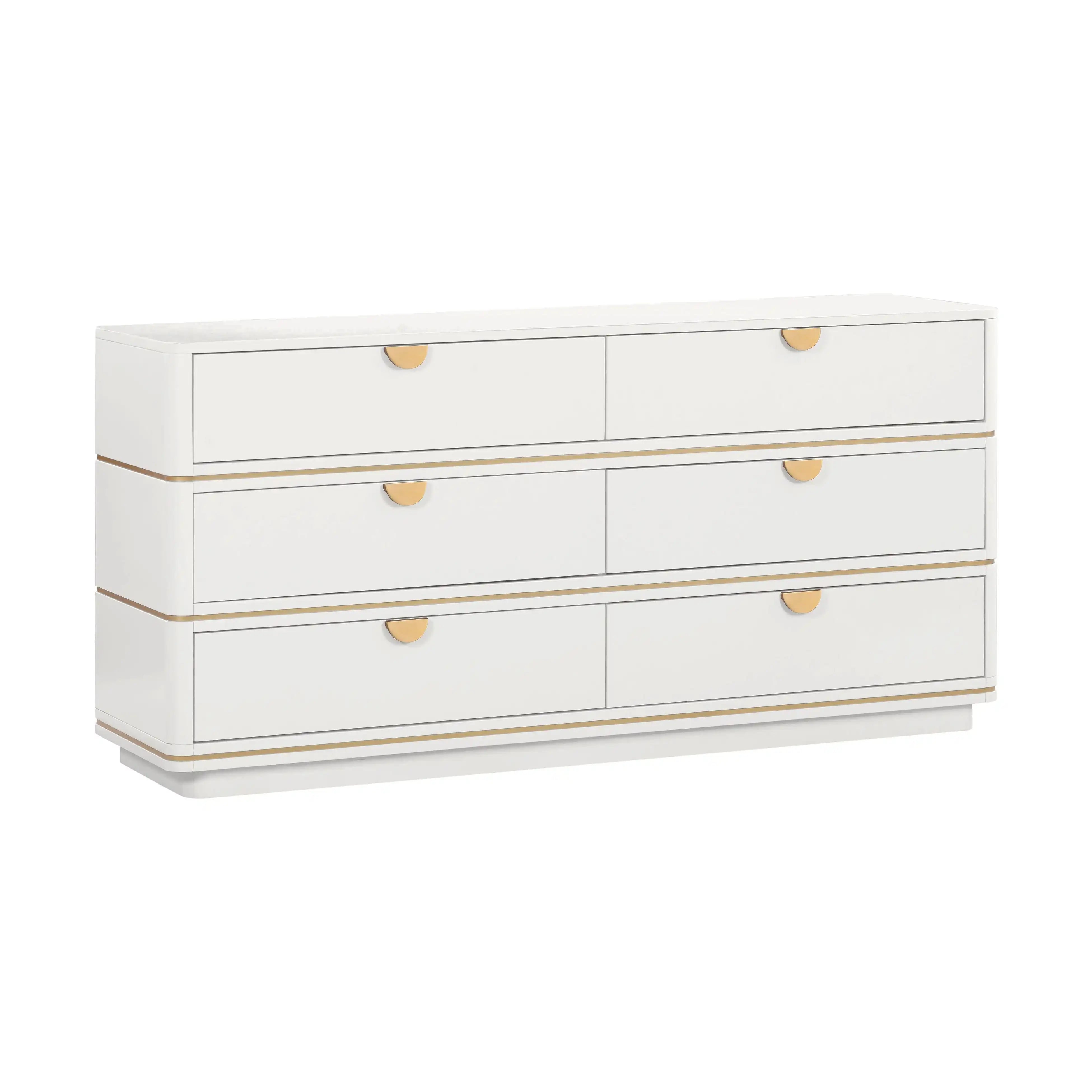 Julieta - 6 Drawer Dresser - Best Buy Furniture