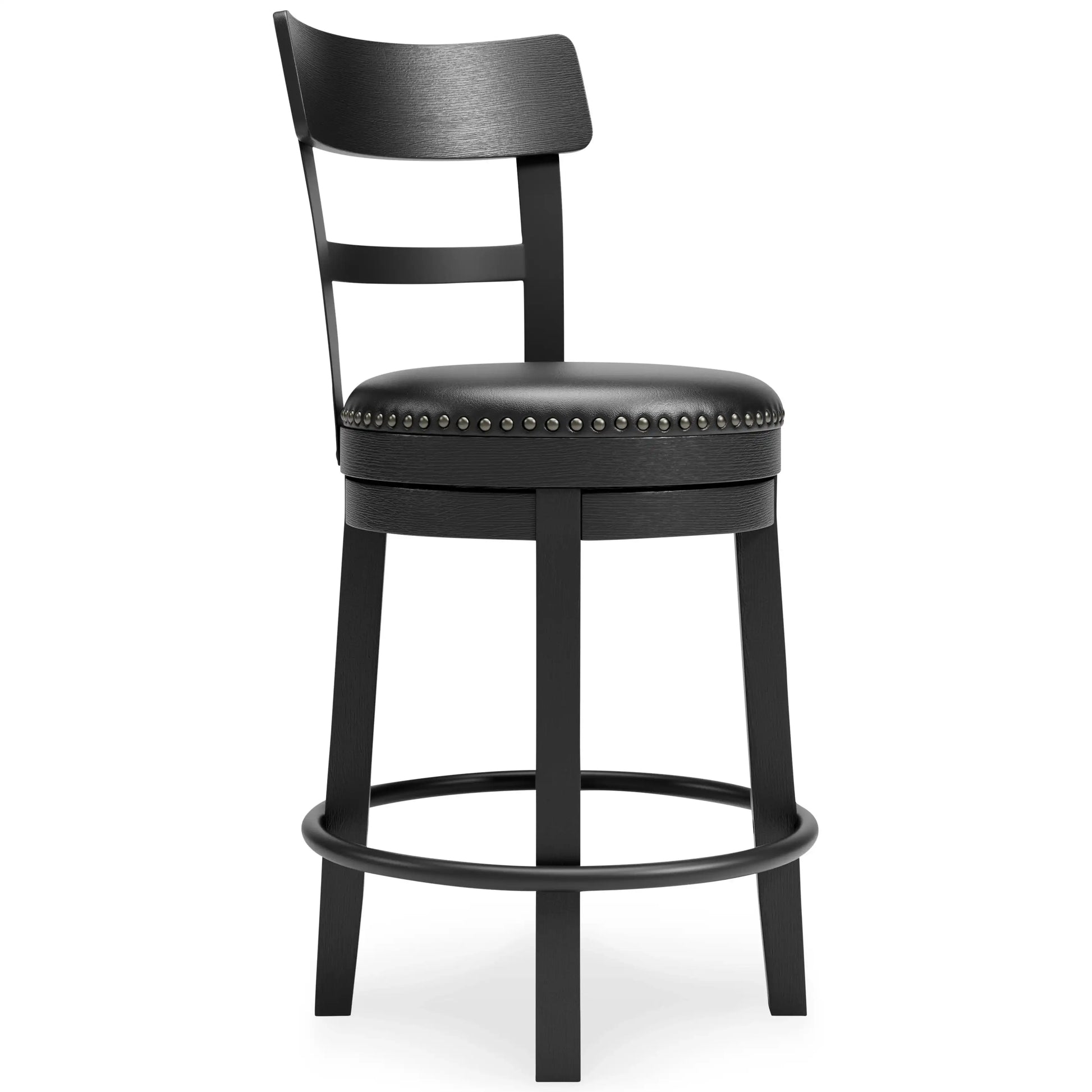 Valebeck - Full Back Swivel Stool - Best Buy Furniture