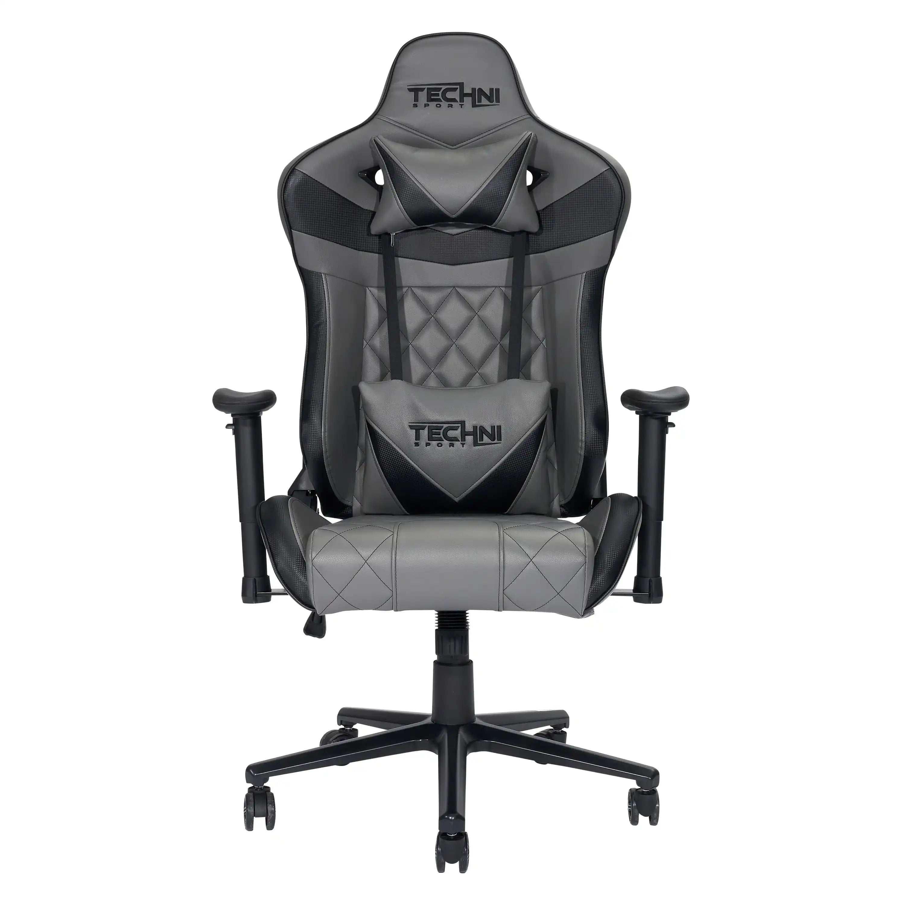 Techni Sport XL Ergonomic Gaming Chair , Grey - Best Buy Furniture