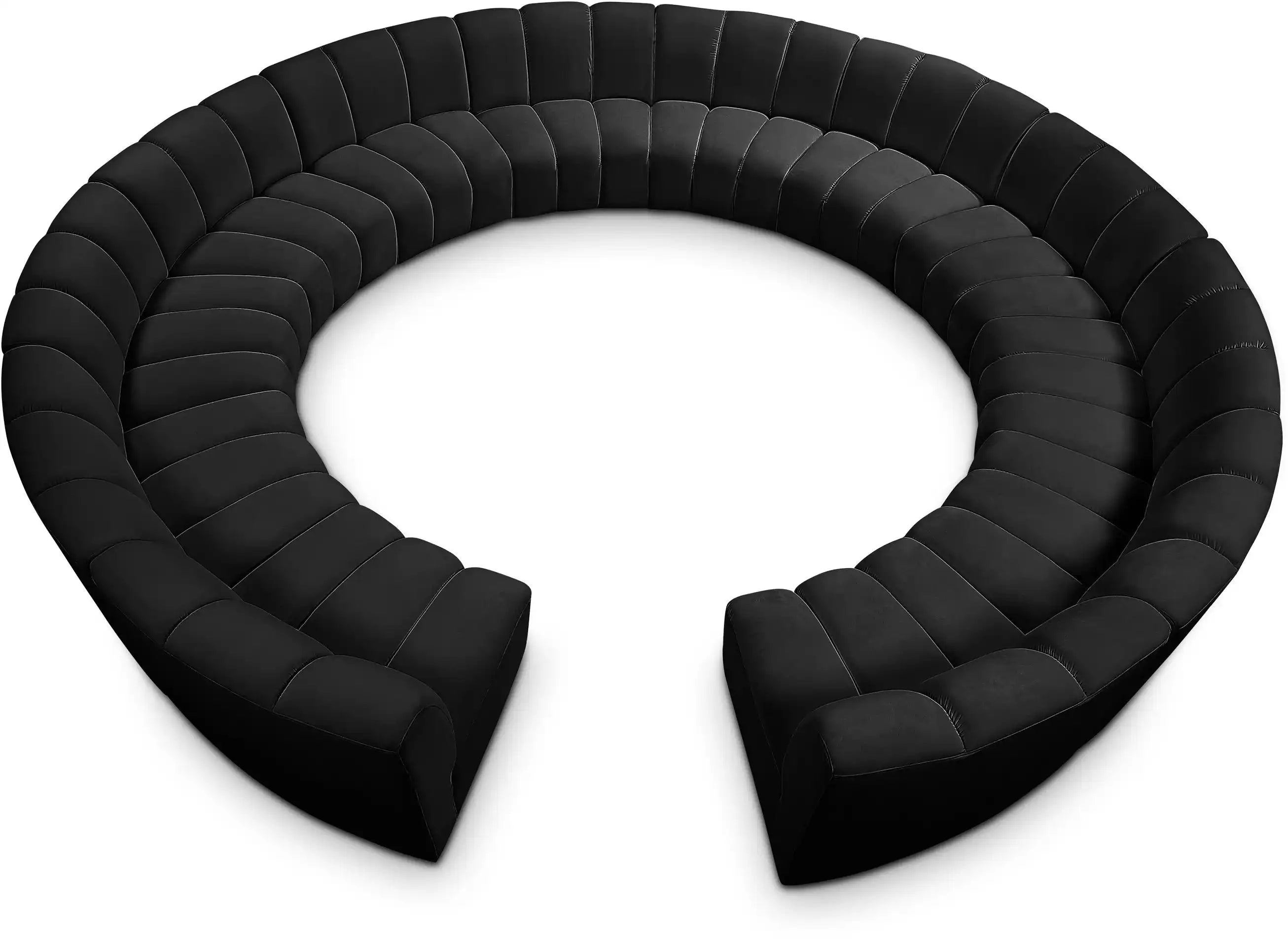 Infinity - 12 Piece Velvet Modular Sectional - Best Buy Furniture
