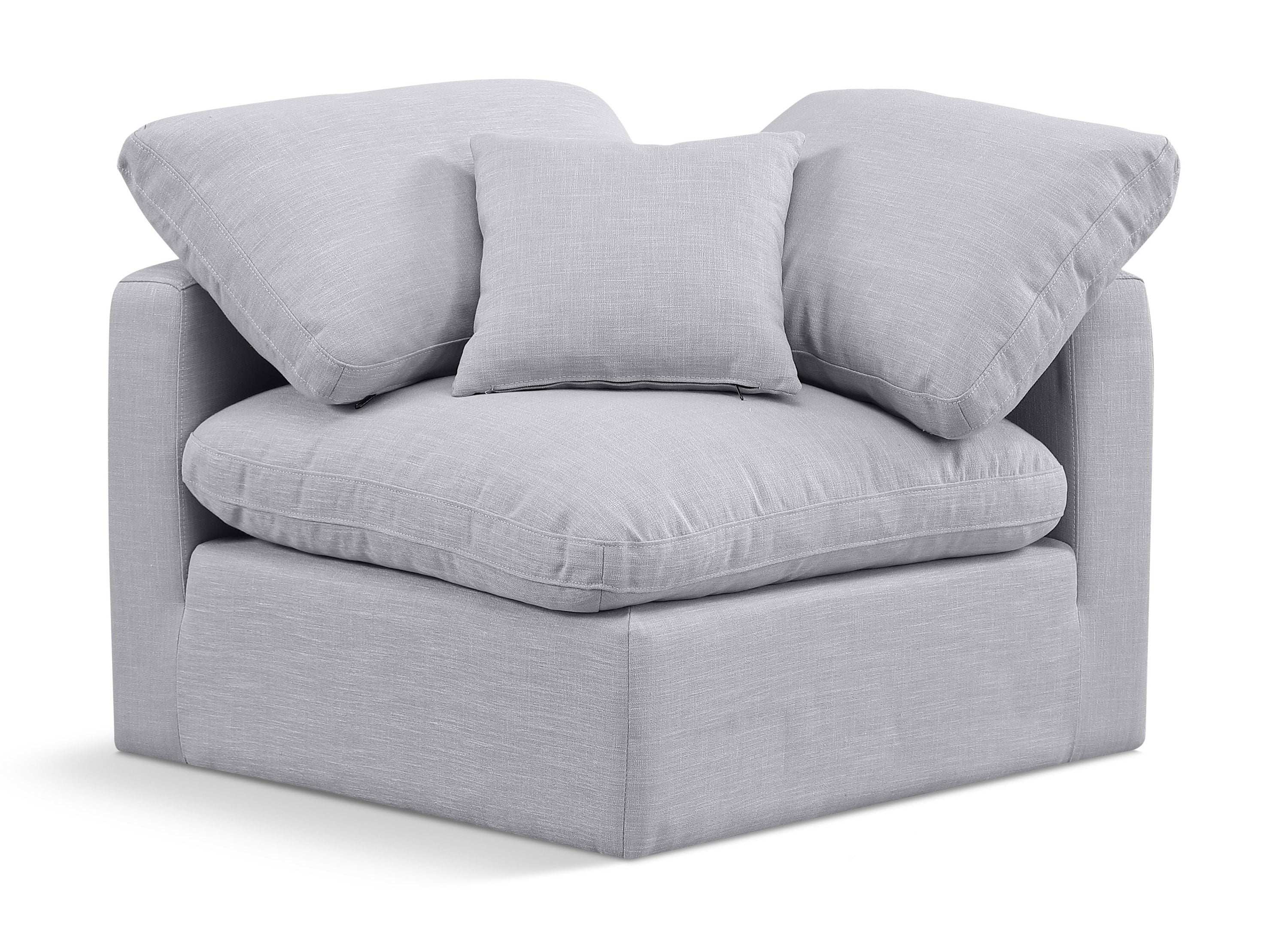 Indulge - Linen Corner Chair - Best Buy Furniture