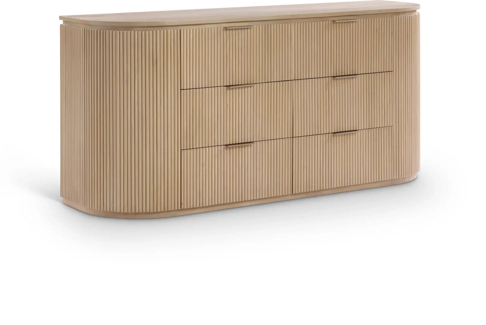 Astrid - Solid Wood And Oak Veneer Dresser - Best Buy Furniture